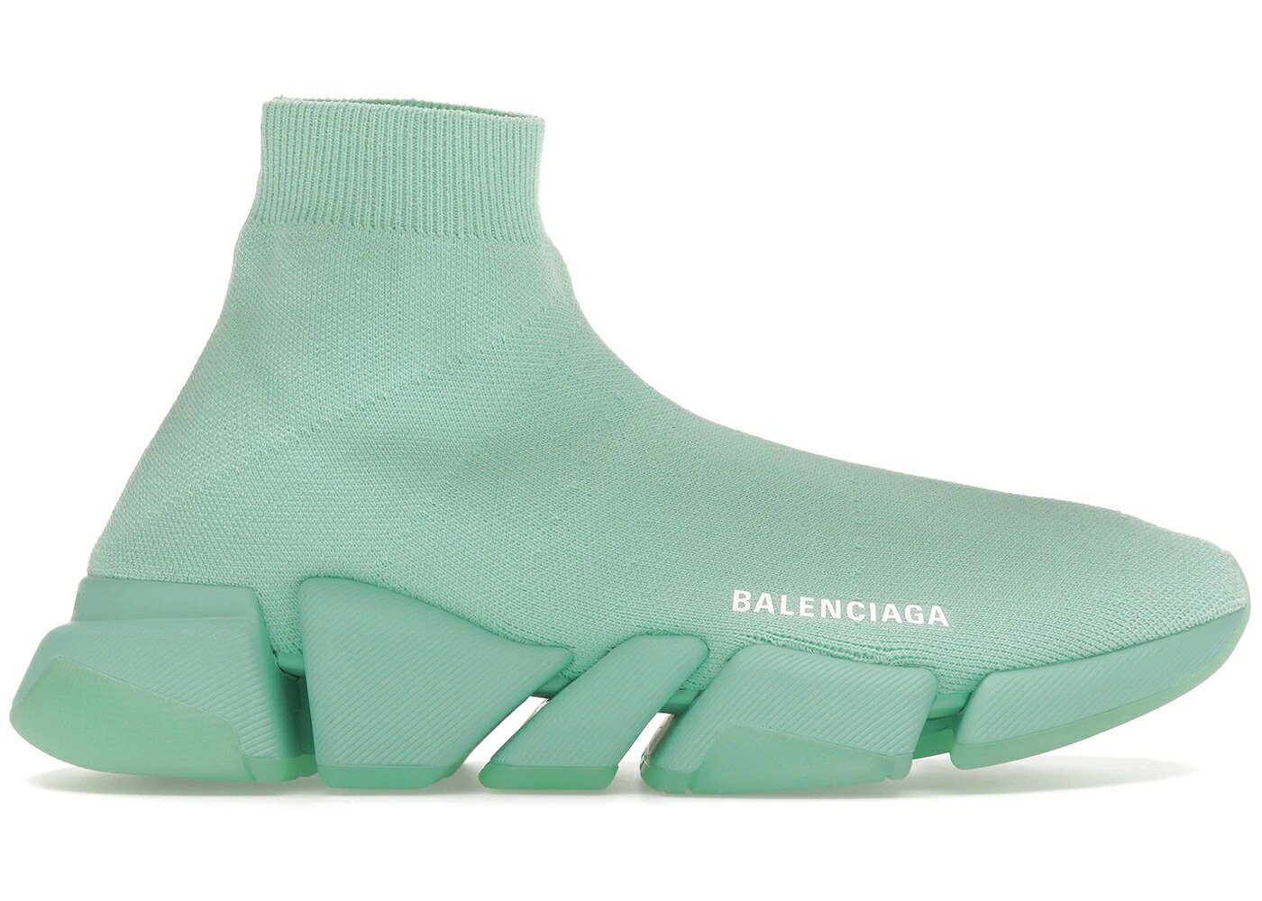 バレンシアガ す早さ 緑 緑であること 2.0 WOMEN\u0027S スニーカー レディース BALENCIAGA SPEED RECYCLED TRANSPARENT SOLE GREEN (WOMEN\u0027S) /