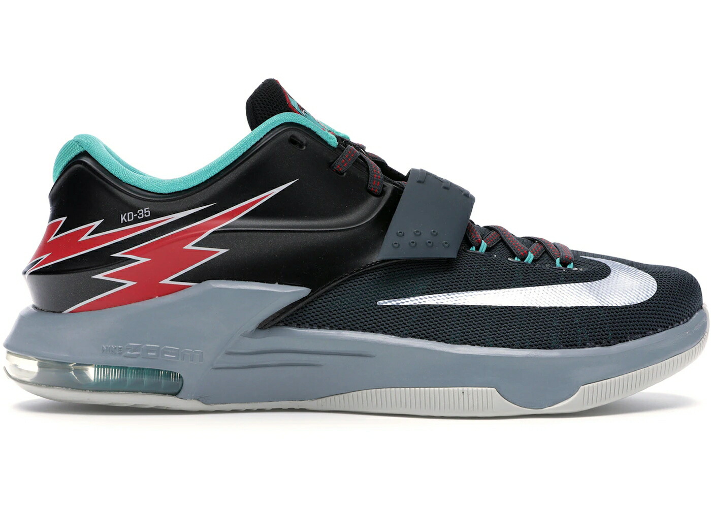 ナイキ フライト クラシック チャコール 灰色 グレー スニーカー メンズ NIKE KD 7 FLIGHT / CLASSIC CHARCOAL DOVE GREY LIGHT