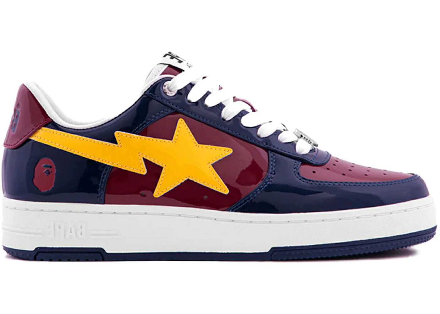 ベイプ マルーン 紺色 米国海軍 #5 スニーカー メンズ BAPE A BATHING APE STA M2 MAROON NAVY / MAROON NAVY