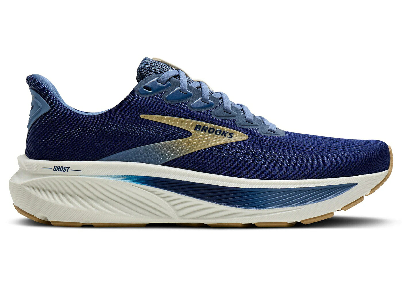 ブルックス 青み 青色 スニーカー メンズ BROOKS GHOST 17 BEACON BLUE MOONLIGHT STARFISH / BEACON BLUE MOONLIGHT STARFISH