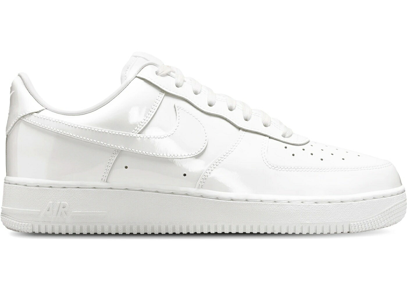 ナイキ 割り増し金 白いこと 白いこと 専売特許 空軍 \u002707 スニーカー メンズ NIKE AIR FORCE 1 LOW PREMIUM WHITE PATENT / WHITE WHITE