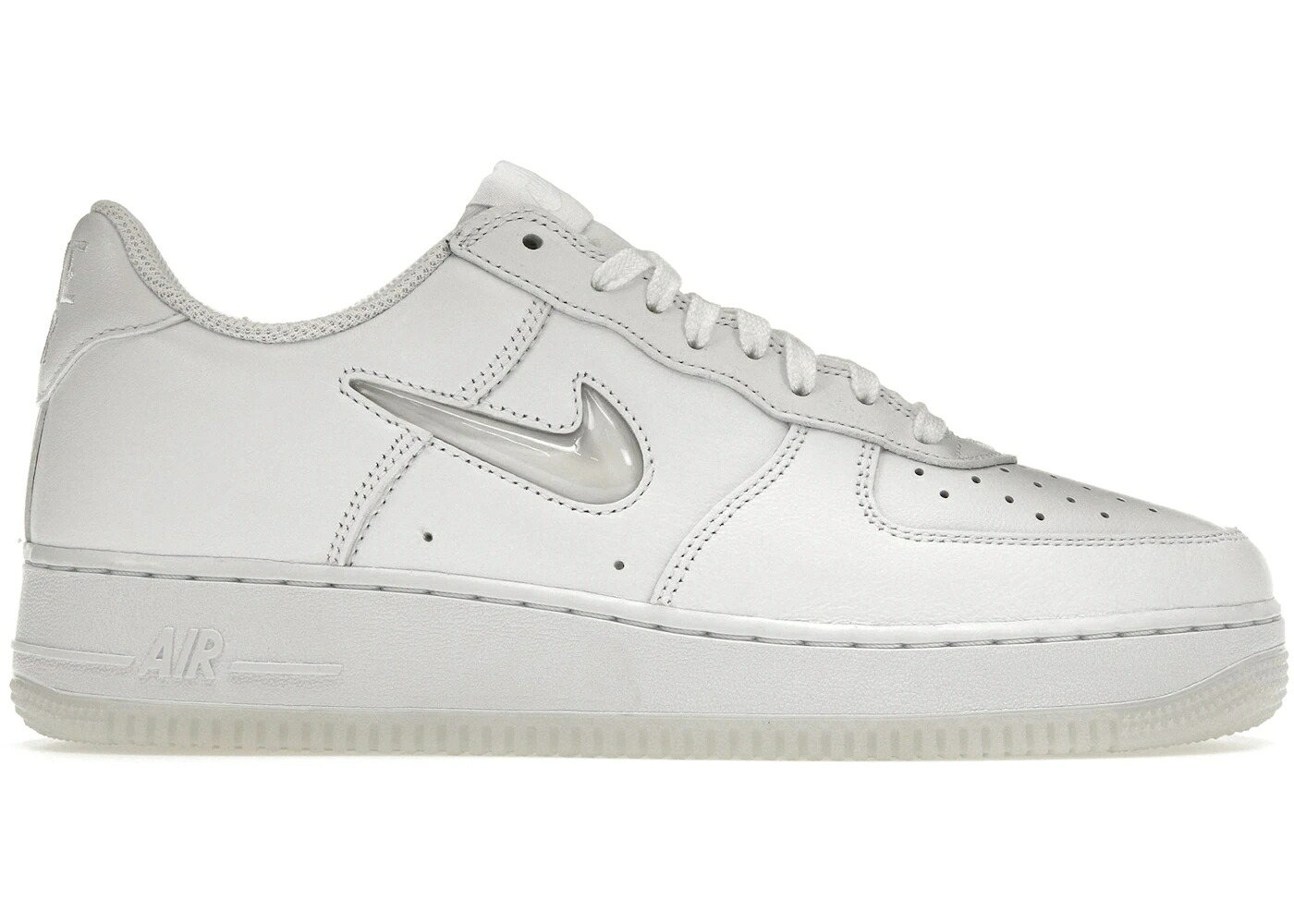 ナイキ スウッシュ スウォッシュ 白いこと 白いこと 空軍 \u002707 スニーカー メンズ NIKE AIR FORCE 1 LOW RETRO COLOR OF THE MONTH JEWEL SWOOSH TRIPLE WHITE / WHITE WHITE WHITE