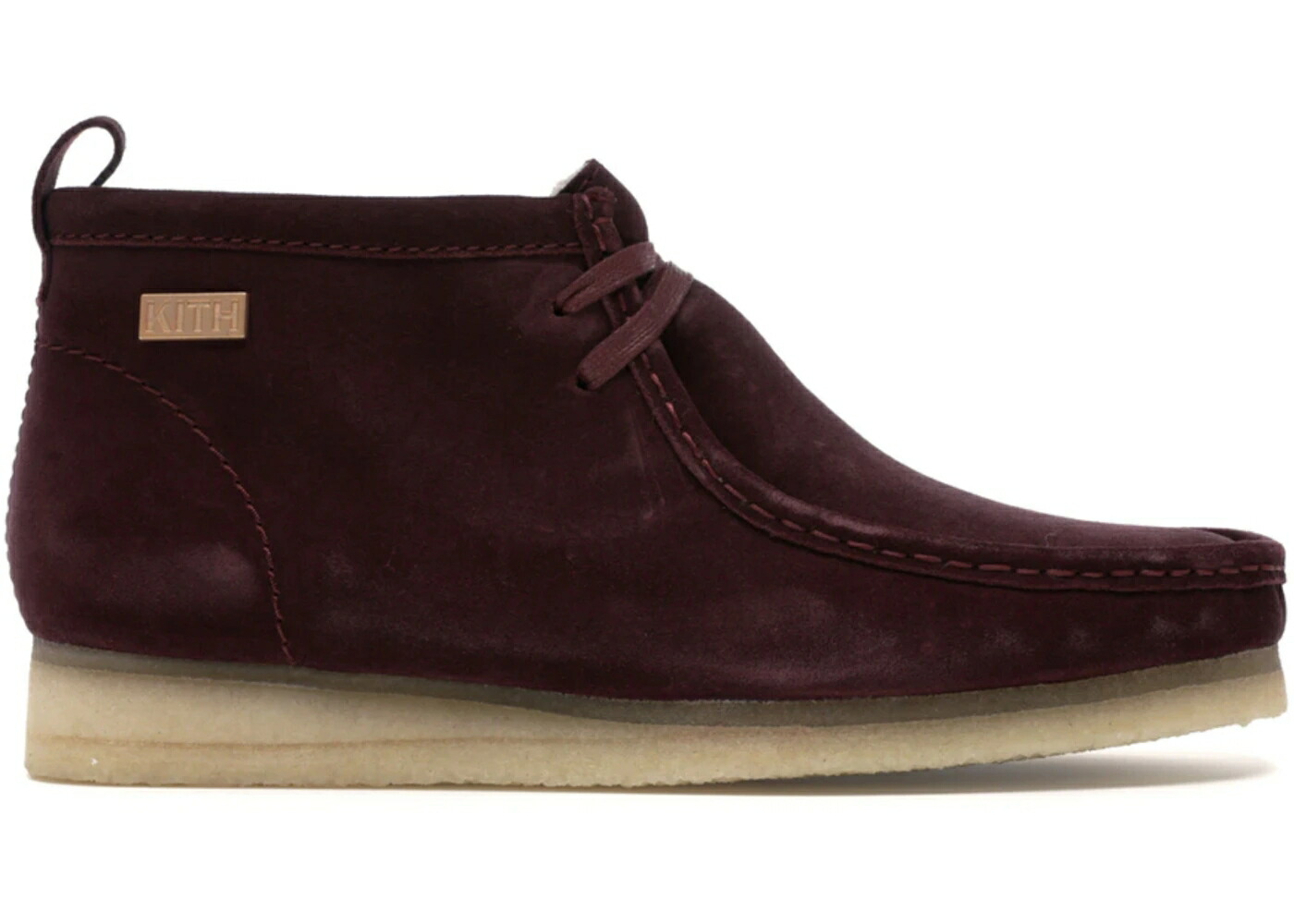 クラークス ブドウ酒色 バーガンディー スニーカー メンズ CLARKS WALLABEES RONNIE FIEG BORDEAUX / BURGUNDY