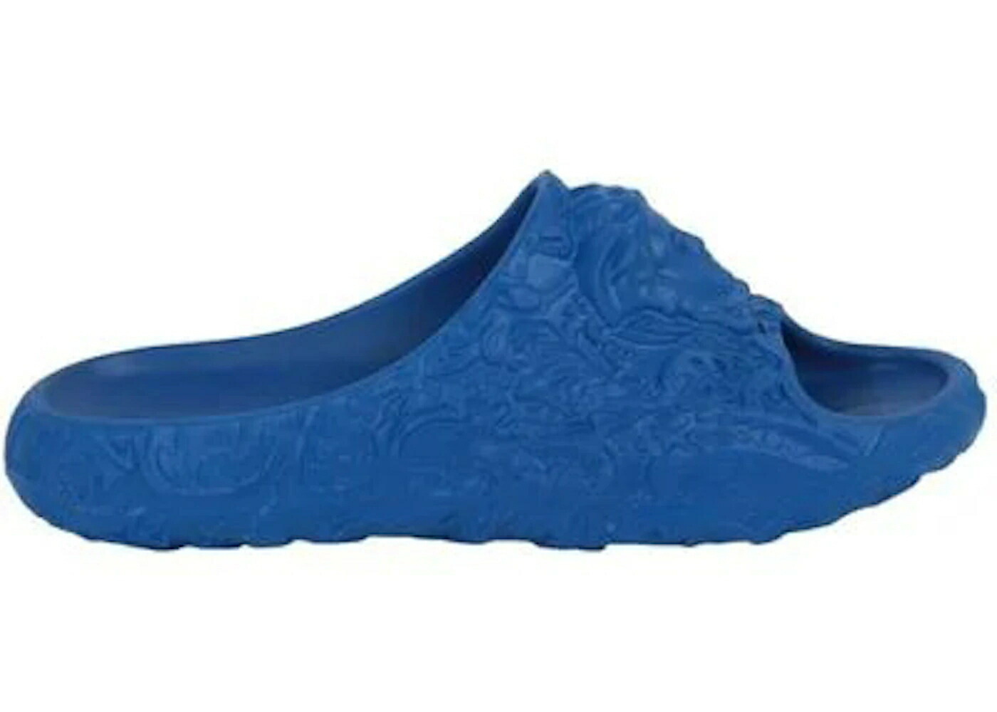 ヴェルサーチェ スウィミングプール サンダル 青碧 青碧 スニーカー メンズ VERSACE MOLDED BAROCCO POOL SLIDE ROYAL BLUE / ROYAL BLUE