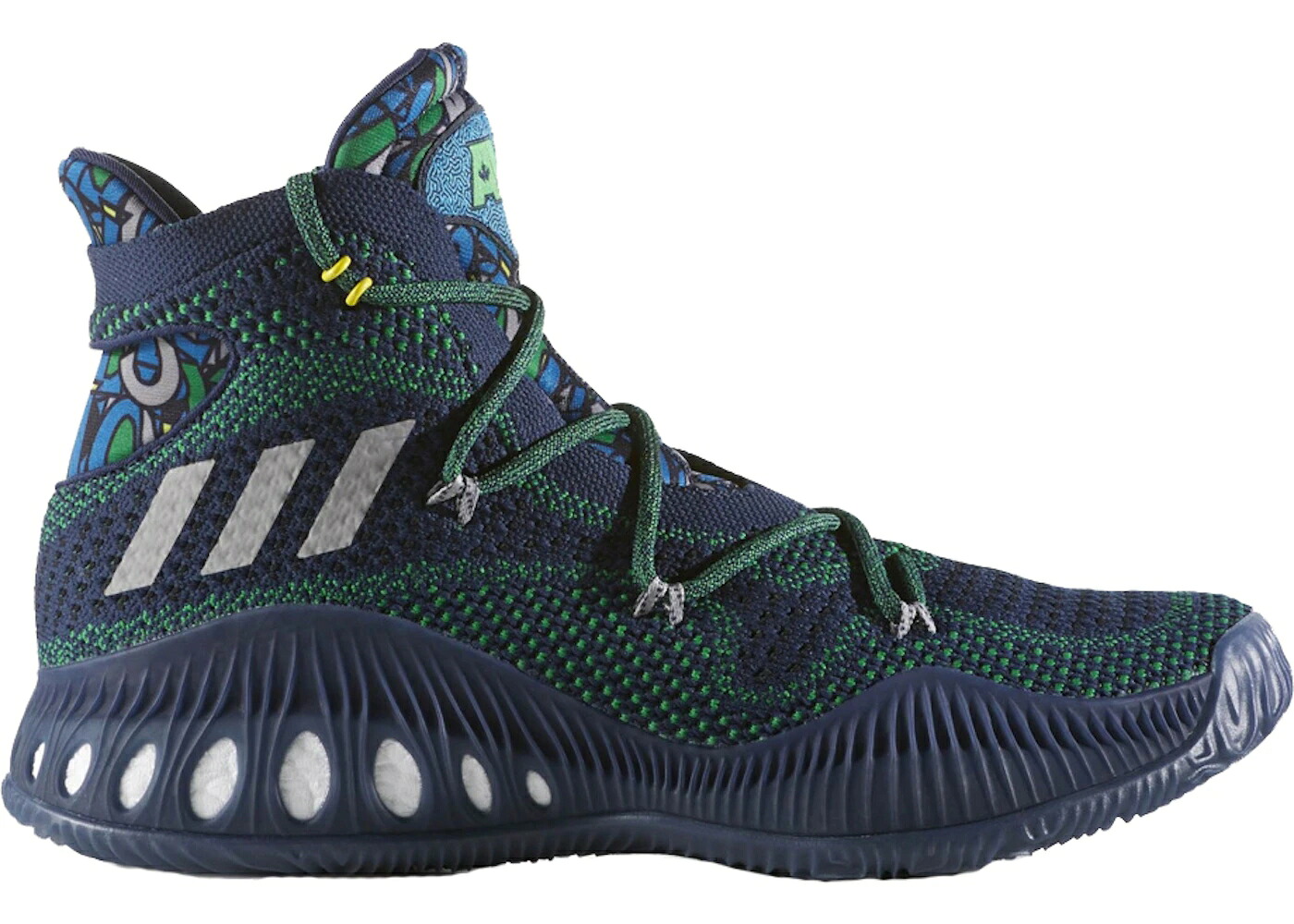 アディダス クレイジー 紺色 米国海軍 薄墨色 薄墨色 スニーカー メンズ ADIDAS CRAZY EXPLOSIVE ANDREW WIGGINS AWAY / COLLEGIATE NAVY MEDIUM GREY