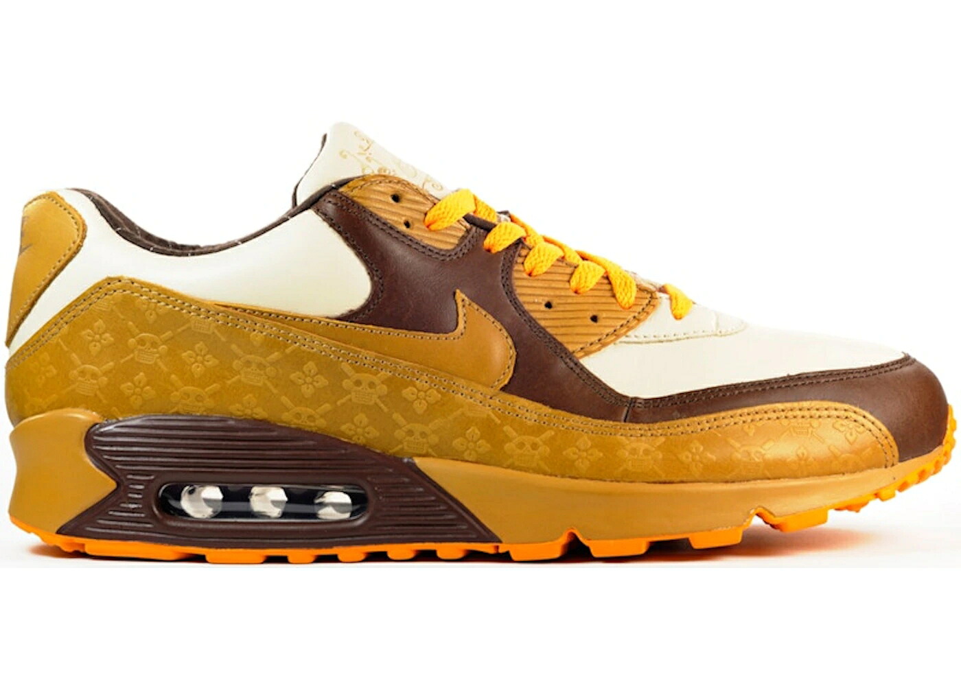 ナイキ マックス ウィート 白いこと 白いこと エア湖マックス スニーカー メンズ NIKE AIR MAX 90 WHEAT SKULLS / LIGHT CHOCOLATE WHEAT WHITE