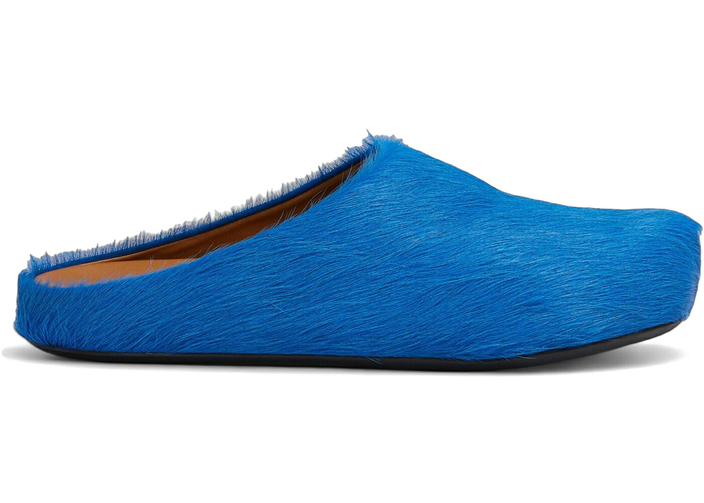 マルニ 青色 ブルー スニーカー メンズ MARNI LONG HAIR CALFSKIN FUSSBETT SABOT MULE MAZARINE BLUE / MAZARINE BLUE|スニケス