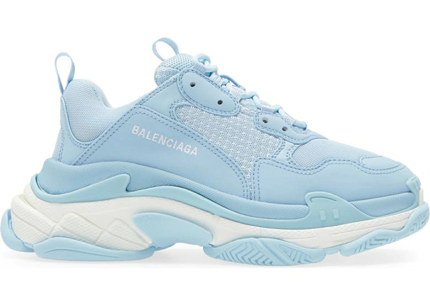 バレンシアガ 青碧 青碧 白いこと 白いこと スニーカー メンズ BALENCIAGA TRIPLE S BABY BLUE / BABY BLUE WHITE