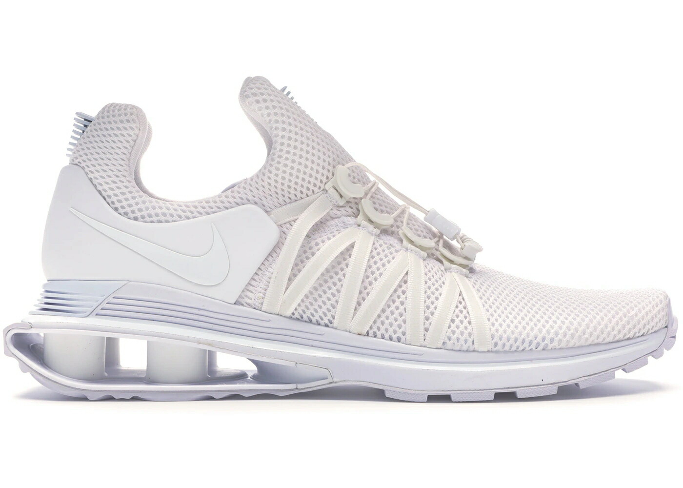 ナイキ ショックス 白いこと 白いこと スニーカー メンズ NIKE SHOX GRAVITY TRIPLE WHITE / WHITE WHITE WHITE