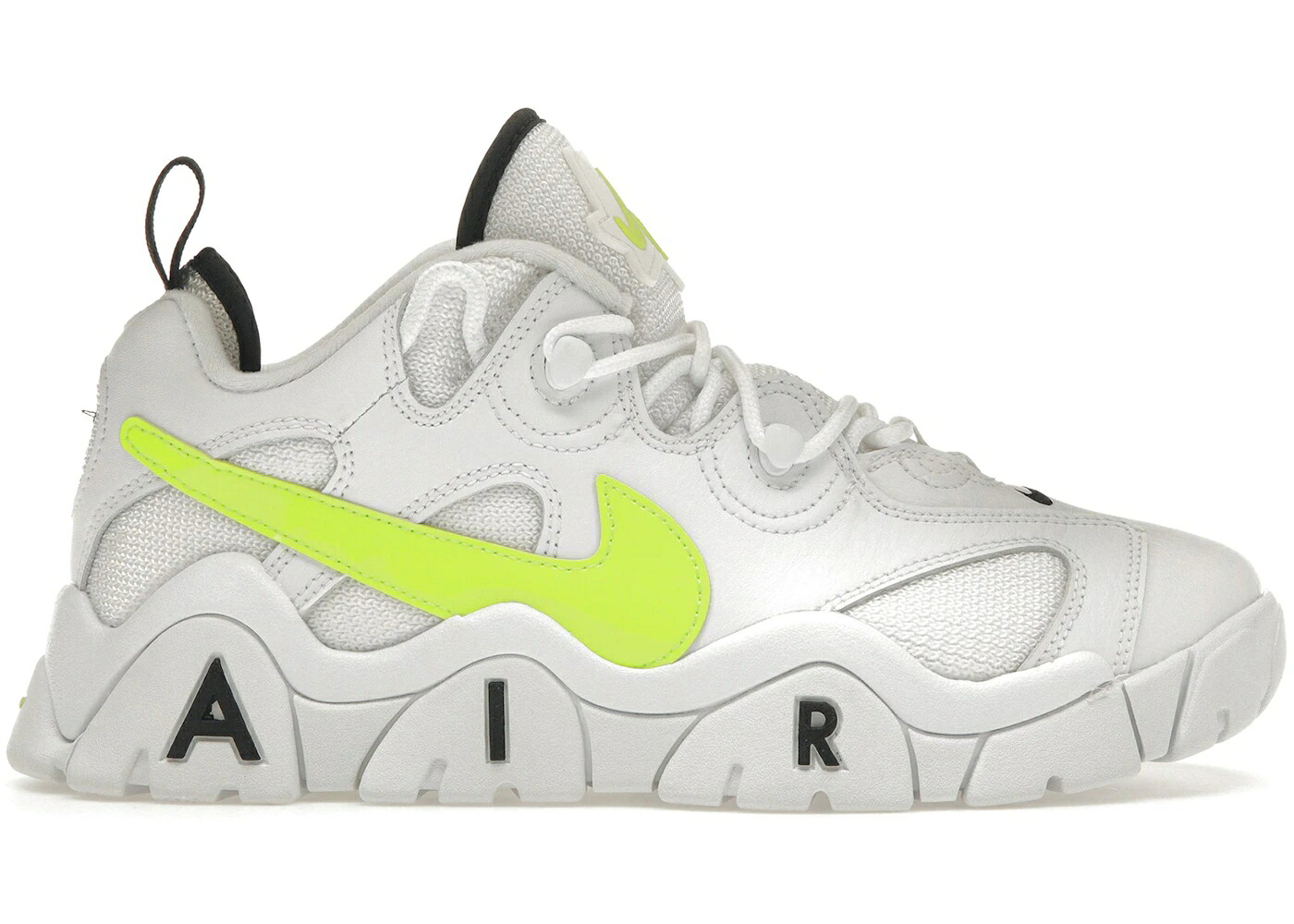 ナイキ 白いこと 白いこと 黒いこと 黒いこと エアバラージ スニーカー メンズ NIKE AIR BARRAGE LOW WHITE VOLT / WHITE VOLT BLACK