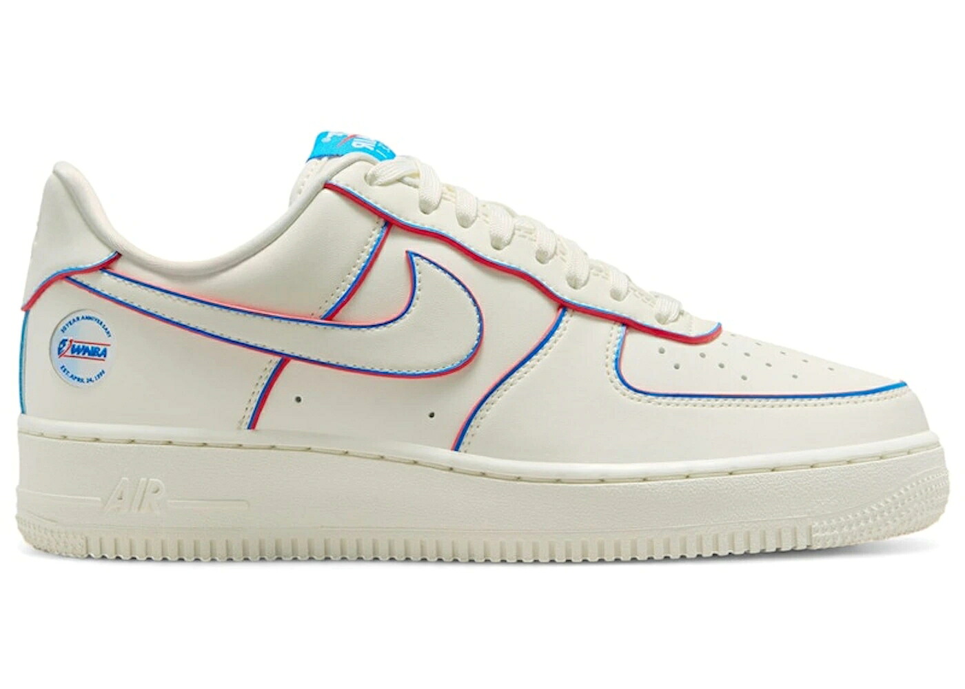 ナイキ 動き 赤 赤いこと 青み 青色 空軍 \u002707 WOMEN\u0027S スニーカー レディース NIKE AIR FORCE 1 LOW WNBA 30TH ANNIVERSARY (WOMEN\u0027S) / SAIL ACTION RED LIGHT PHOTO BLUE