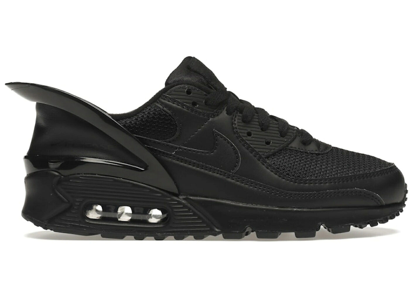 ナイキ マックス 黒色 ブラック エアマックス スニーカー メンズ NIKE AIR MAX 90 FLYEASE TRIPLE BLACK / BLACK BLACK BLACK|スニケス