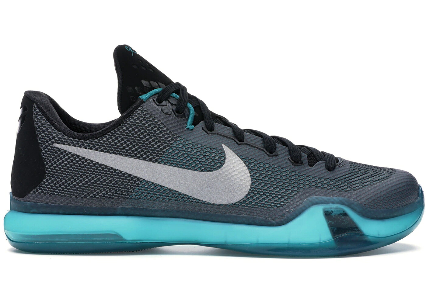 ナイキ コービー 黒いこと 黒いこと 薄墨色 薄墨色 スニーカー メンズ NIKE KOBE 10 RADIANT EMERALD / BLACK RADIANT EMERALD DARK GREY