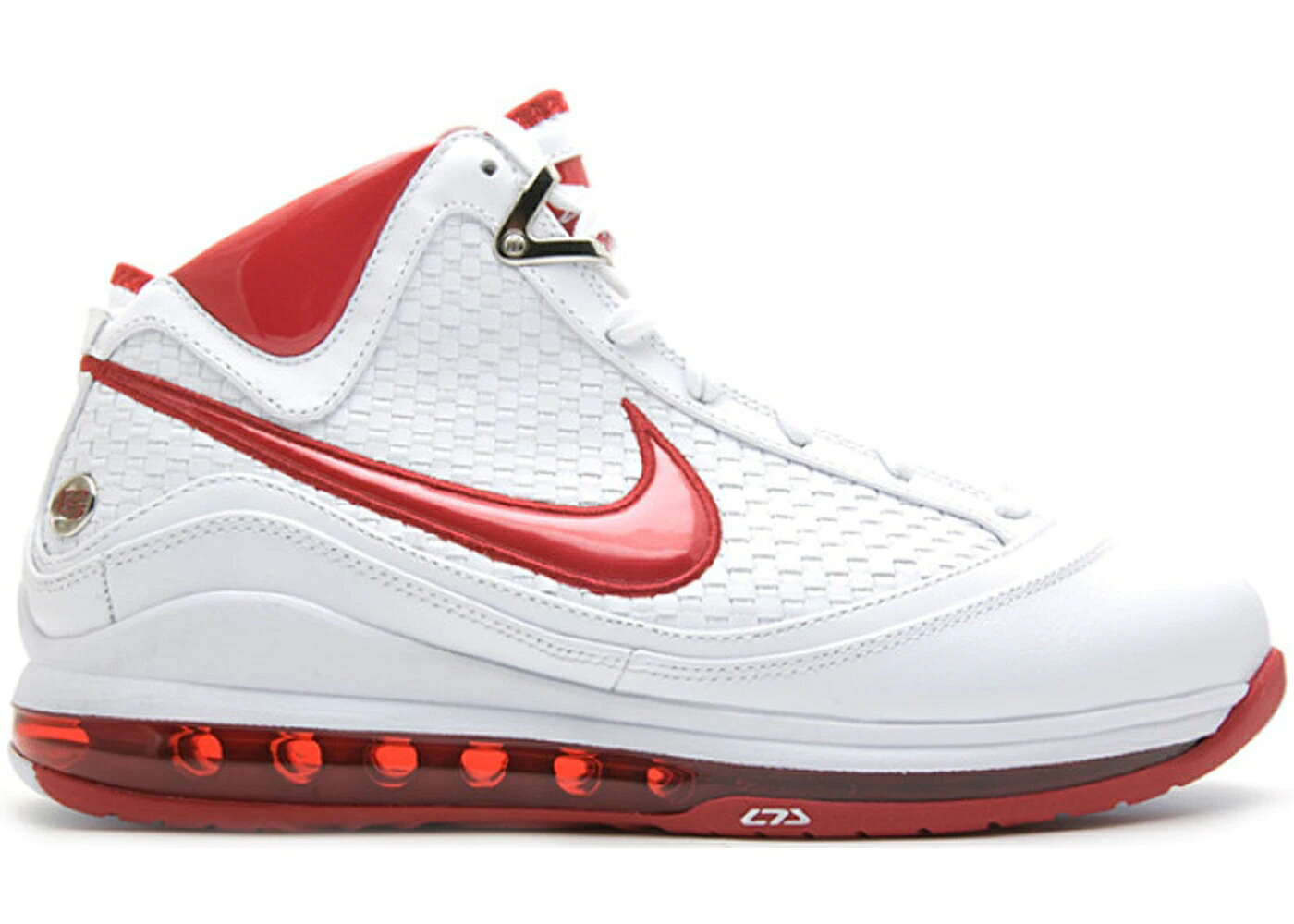 ナイキ レブロン 白いこと 白いこと 赤 赤いこと スニーカー メンズ NIKE LEBRON 7 NFW (NO FLYWIRE) / WHITE VARSITY RED