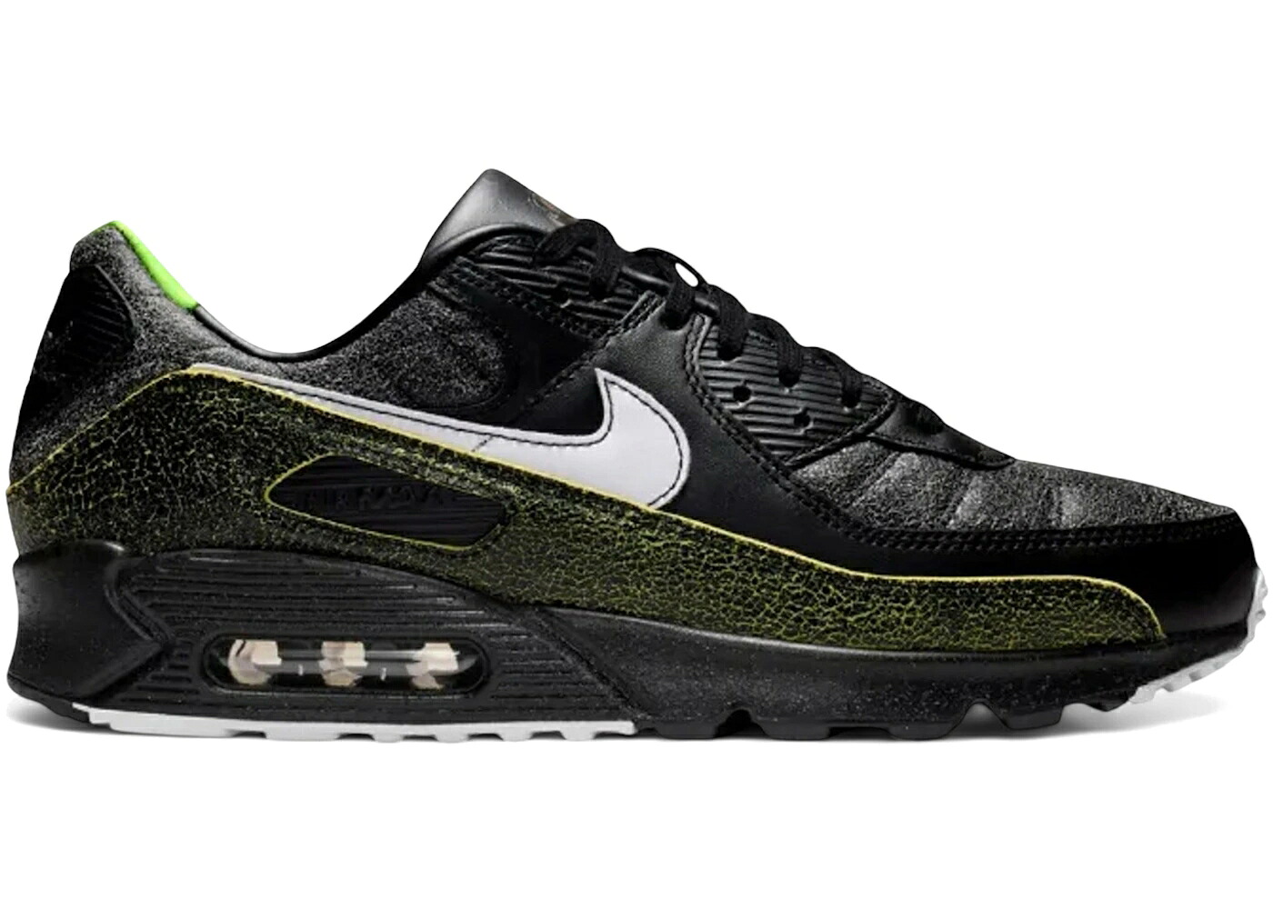 ナイキ マックス ティエンポ 黒いこと 黒いこと 白いこと 白いこと ゴルフ 大気圏マックス スニーカー メンズ NIKE AIR MAX 90 TIEMPO 2005 / BLACK WHITE GOLF LEAF PEAR BLACK
