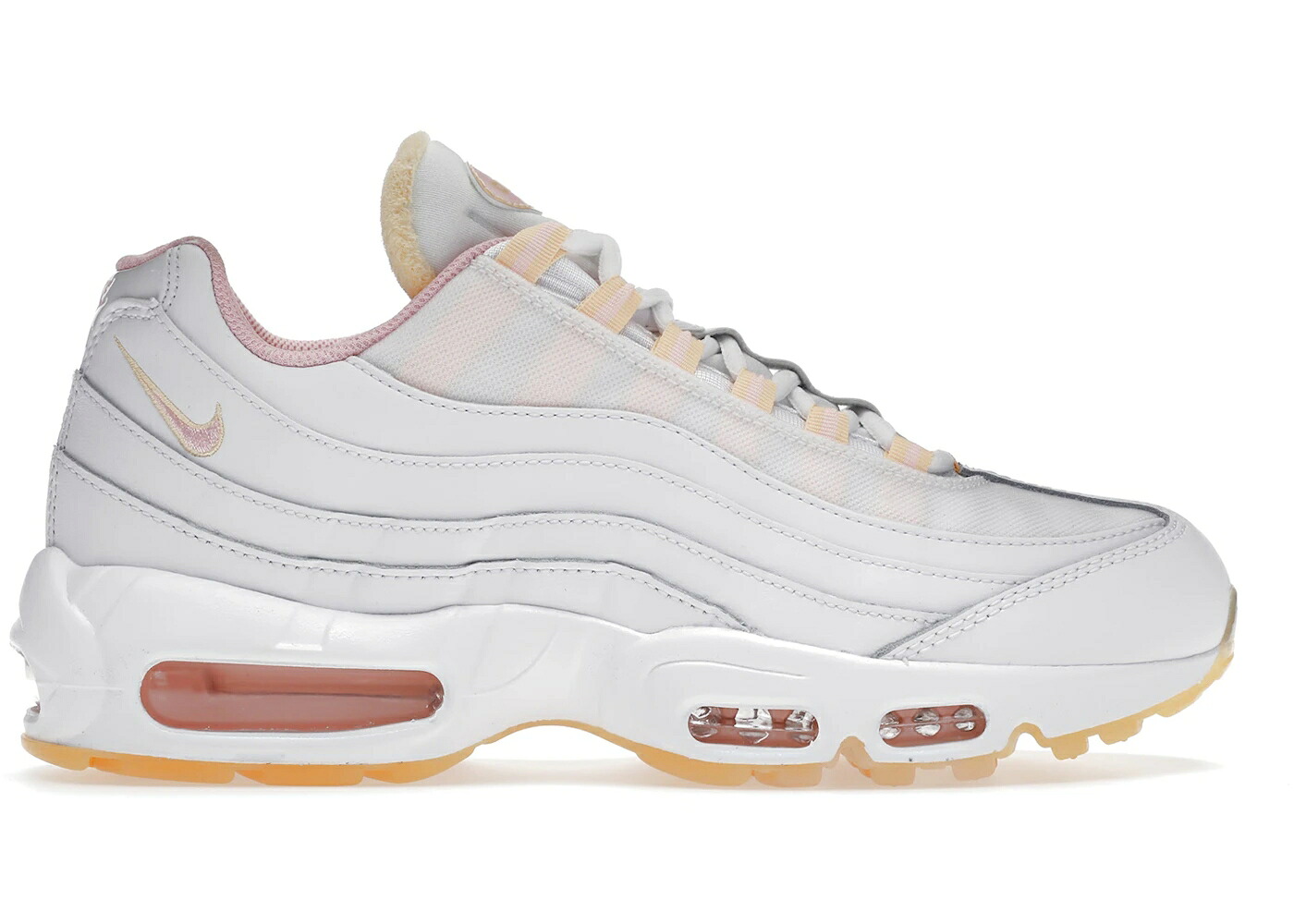 ナイキ マックス 白色 ホワイト エアマックス WOMEN'S スニーカー レディース NIKE AIR MAX 95 WHITE ARCTIC PUNCH MELON TINT (WOMEN'S) / WHITE ARCTIC PUNCH MELON TINT｜スニケス