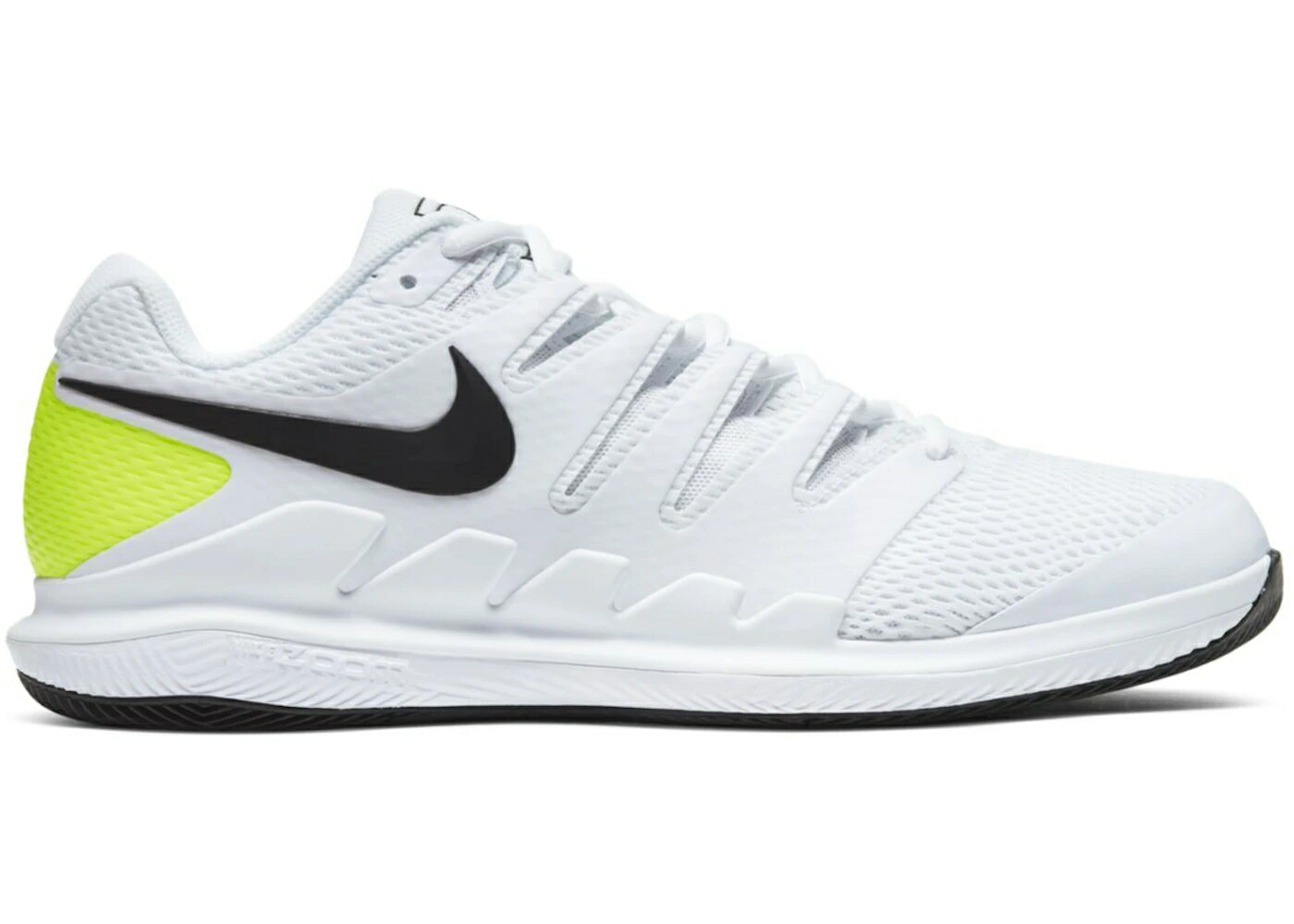 ナイキ 厚地の外套 望遠レンズ 白いこと 白いこと 黒いこと 黒いこと スニーカー メンズ NIKE COURT AIR ZOOM VAPOR X WHITE VOLT / WHITE VOLT BLACK