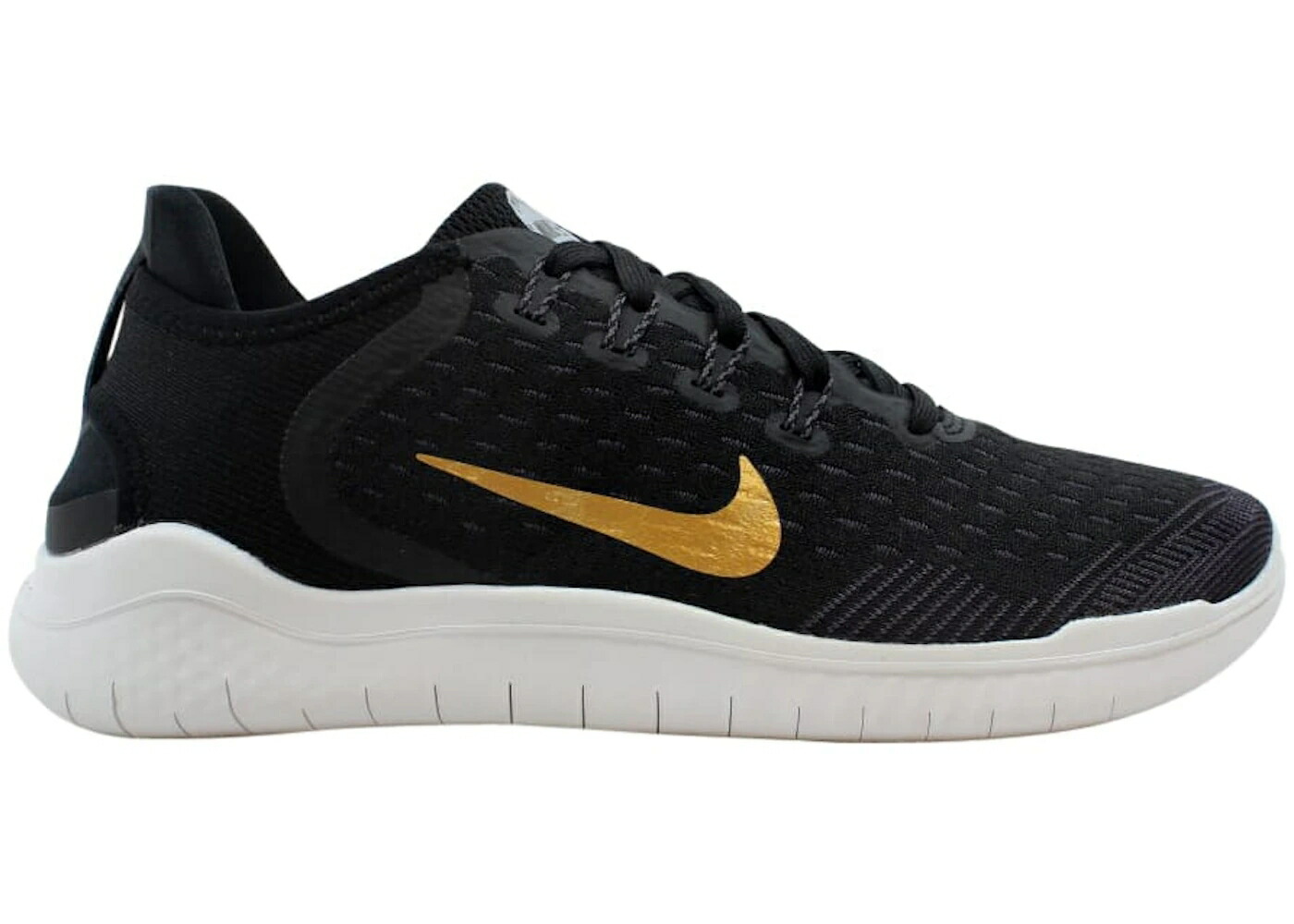 ナイキ 無償性 黒いこと 黒いこと ゴールド 薄墨色 薄墨色 WOMEN\u0027S スニーカー レディース NIKE FREE RN 2018 BLACK METALLIC GOLD VAST GREY (WOMEN\u0027S) / BLACK METALLIC GOLD VAST GREY