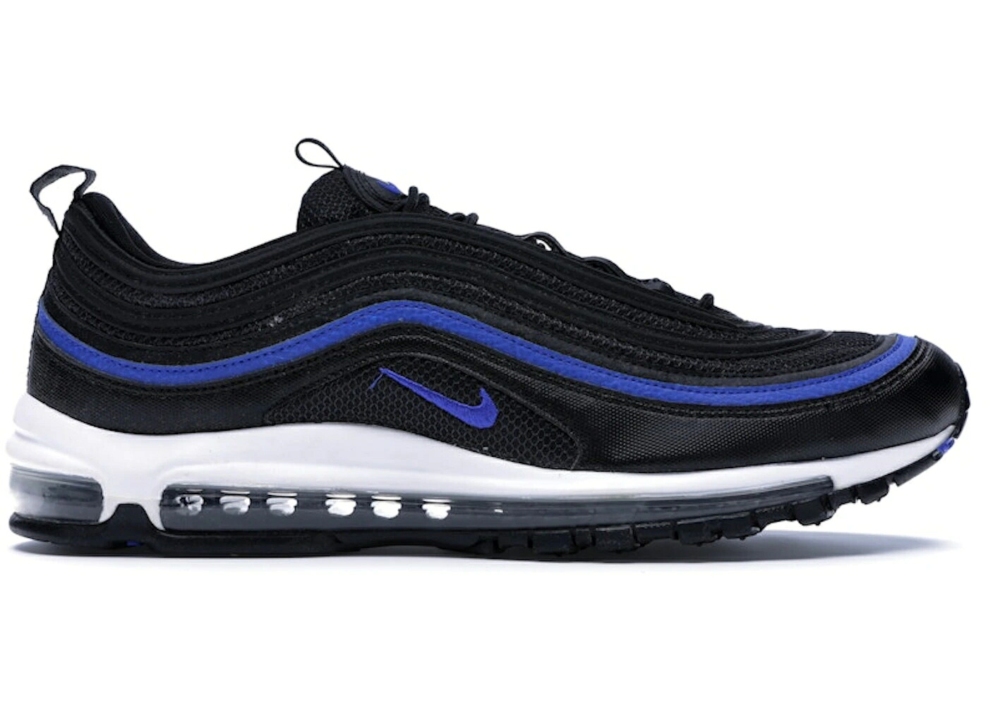 ナイキ マックス 黒いこと 黒いこと 青碧 青碧 エア湖マックス スニーカー メンズ NIKE AIR MAX 97 BLACK RACER BLUE / ANTHRACITE RACER BLUE BLACK