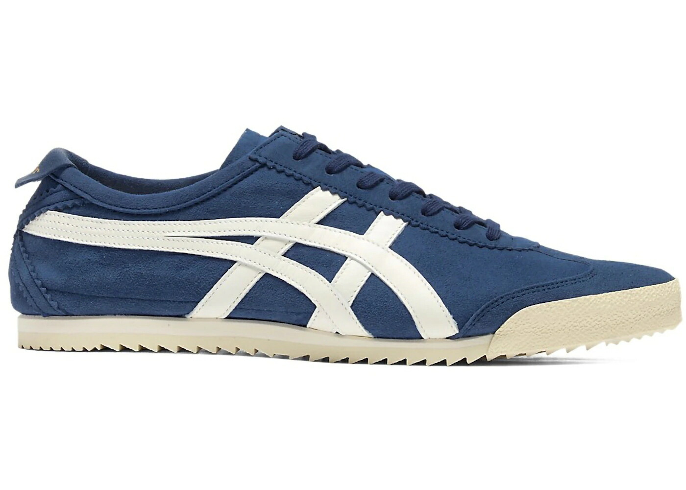 メキシコ合衆国 晴れ晴れしい 青碧 青碧 皮膚軟化剤 オニツカタイガー スニーカー メンズ ONITSUKA TIGER ONITSUKA TIGER MEXICO 66 DELUXE NIPPON MADE MAKO BLUE CREAM / MAKO BLUE CREAM