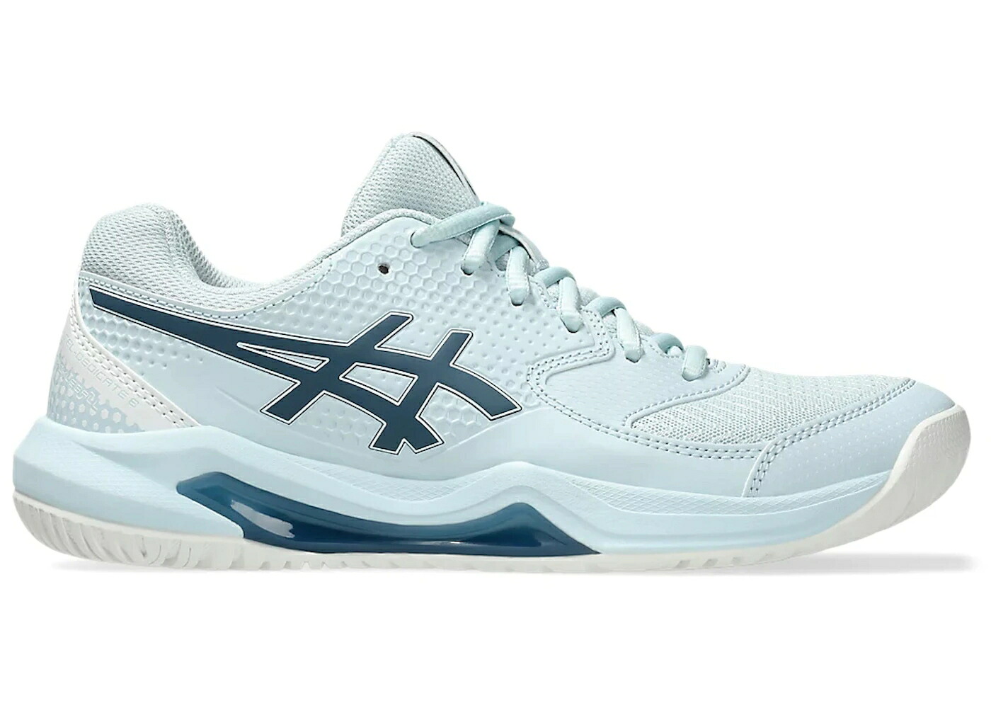 アシックス クール 灰色 グレー ビンテージ ヴィンテージ 藍色 インディゴ WOMEN'S スニーカー レディース ASICS GEL-DEDICATE 8 PICKLEBALL COOL GREY VINTAGE INDIGO (WOMEN'S) / COOL GREY VINTAGE INDIGO｜スニケス