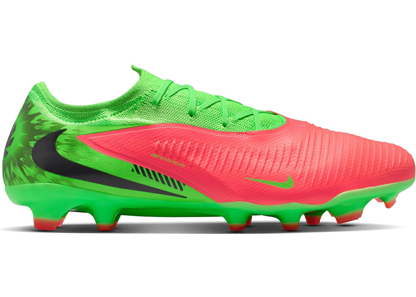 ナイキ 労働者階級 緑 緑であること ストライク 黒いこと 黒いこと スニーカー メンズ NIKE PHANTOM 6 LOW PRO FG ERLING HAALAND HARNESS YOUR / HOT PUNCH GREEN STRIKE BLACK