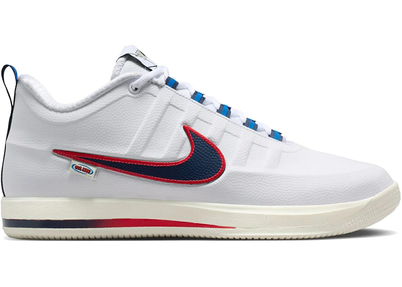 ナイキ 白いこと 白いこと 紺色 米国海軍 スニーカー メンズ NIKE BOOK 2 WNBA 30TH ANNIVERSARY / WHITE MIDNIGHT NAVY FIREBERRY