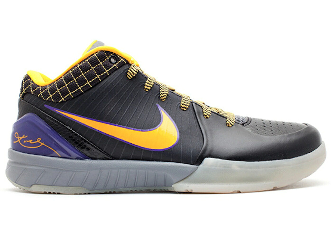 ナイキ コービー 黒いこと 黒いこと 紫 パープル スニーカー メンズ NIKE KOBE 4 CARPE DIEM / BLACK DEL SOL VARSITY PURPLE