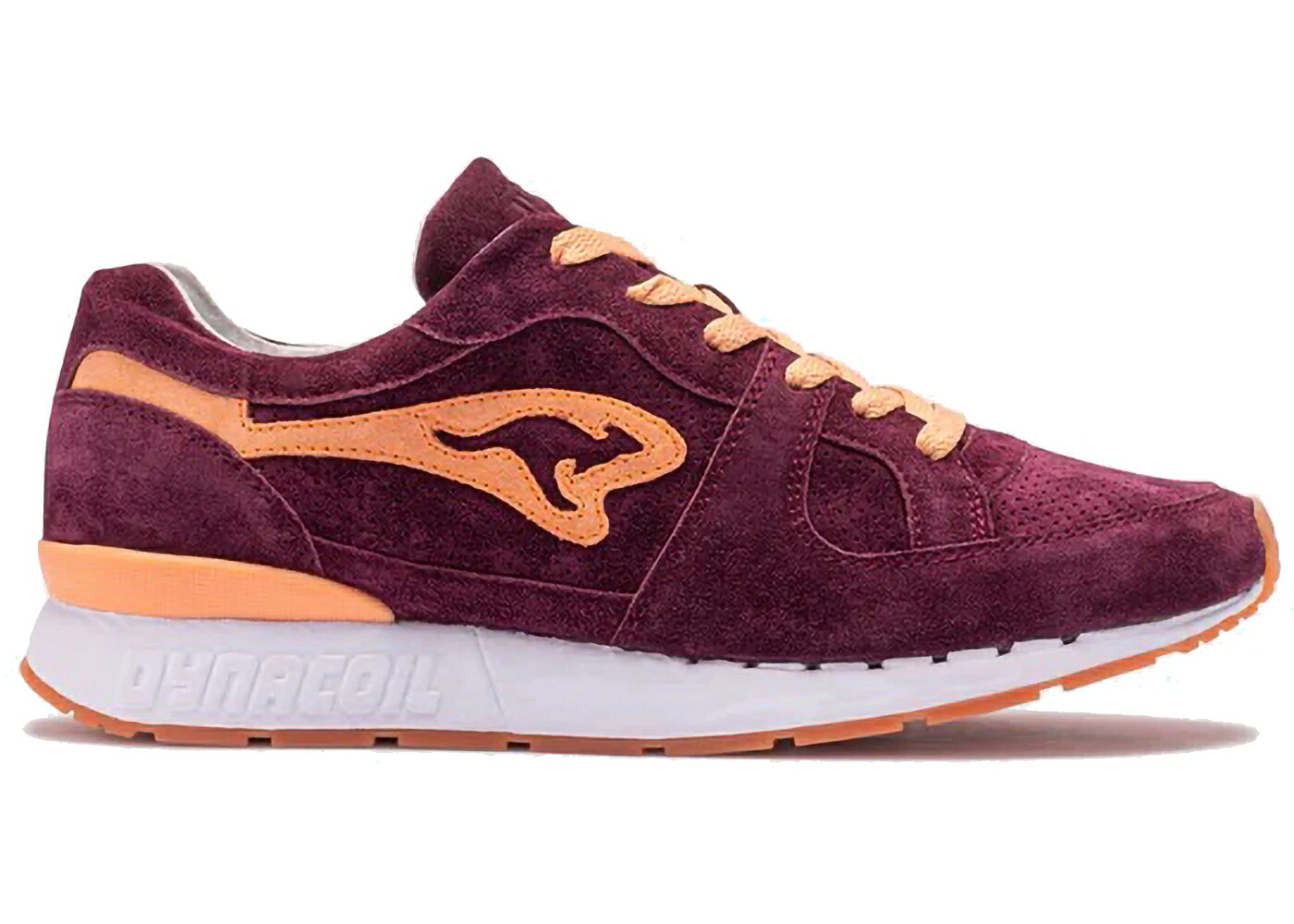 ぶどう酒色 バーガンディー スニーカー メンズ KANGAROOS COIL R1 SHIRAZ / BURGUNDY PEACH