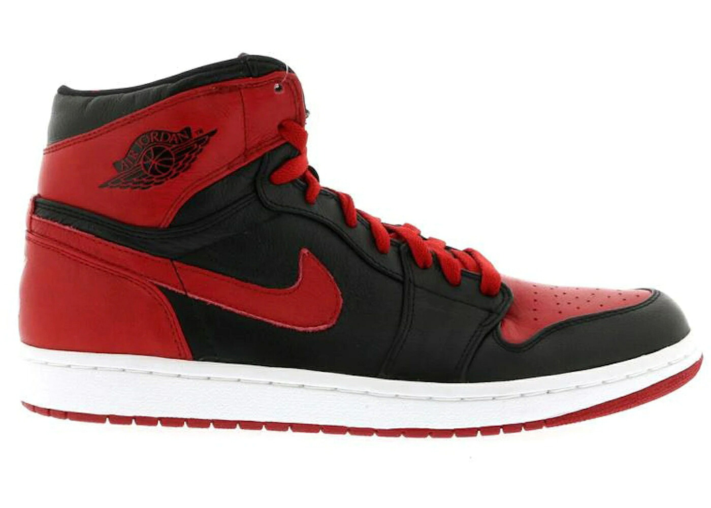 ナイキ ジョーダン 黒いこと 黒いこと 赤 赤いこと 白いこと 白いこと スニーカー メンズ JORDAN 1 RETRO BANNED (B-GRADE) (2011) / BLACK VARSITY RED WHITE