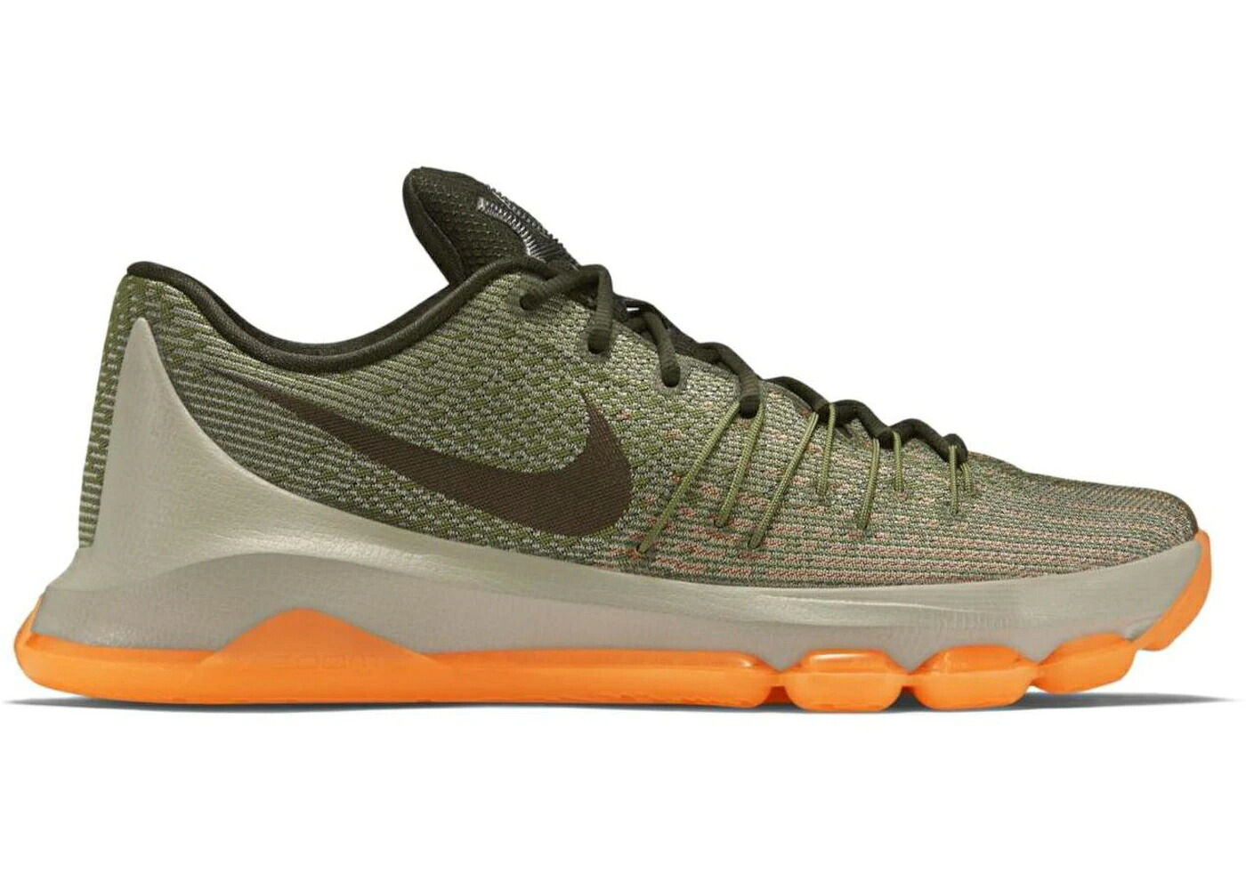 ナイキ 薄墨色 薄墨色 緑 緑であること スニーカー メンズ NIKE KD 8 EASY EURO / GREY SQUADRON GREEN ALLIGATOR