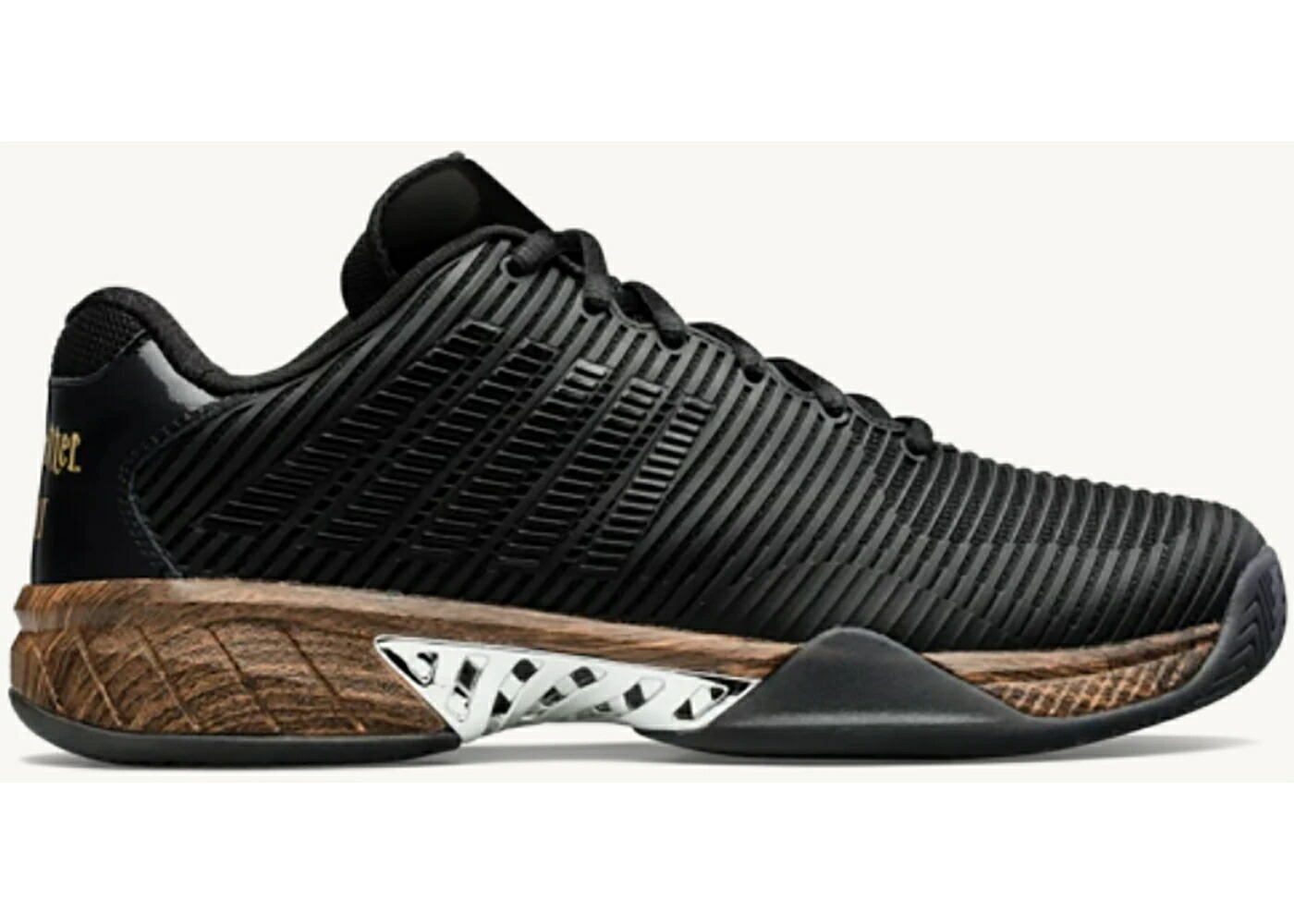 容れものイス 急行列車 黒いこと 黒いこと ゴールド スニーカー メンズ K-SWISS HYPECOURT EXPRESS 2 HARRY POTTER FIREBOLT / BLACK GOLD