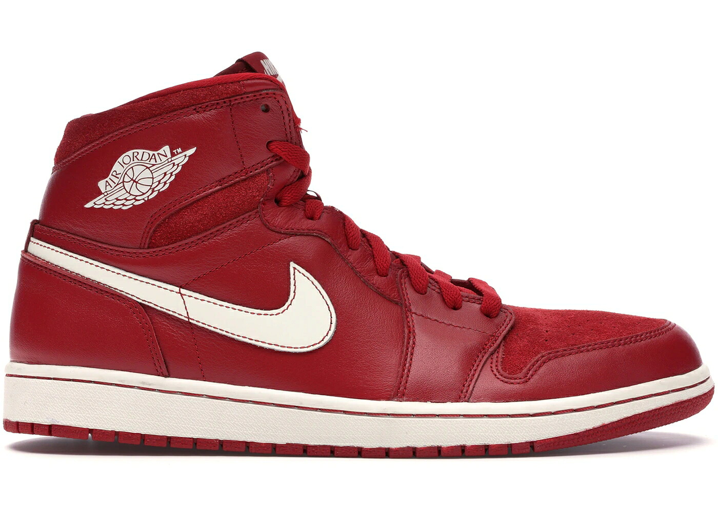ナイキ ジョーダン 赤 赤いこと スニーカー メンズ JORDAN 1 RETRO GYM RED / GYM RED SAIL