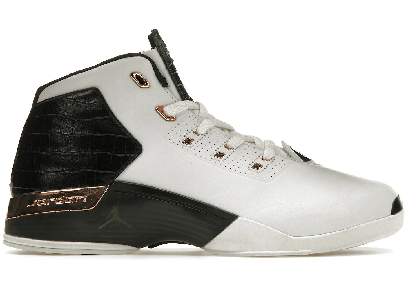 ナイキ ジョーダン 白色 ホワイト 黒色 ブラック 銅色 コッパー スニーカー メンズ JORDAN 17 OG WHITE BLACK COPPER / WHITE BLACK METALLIC COPPER|スニケス