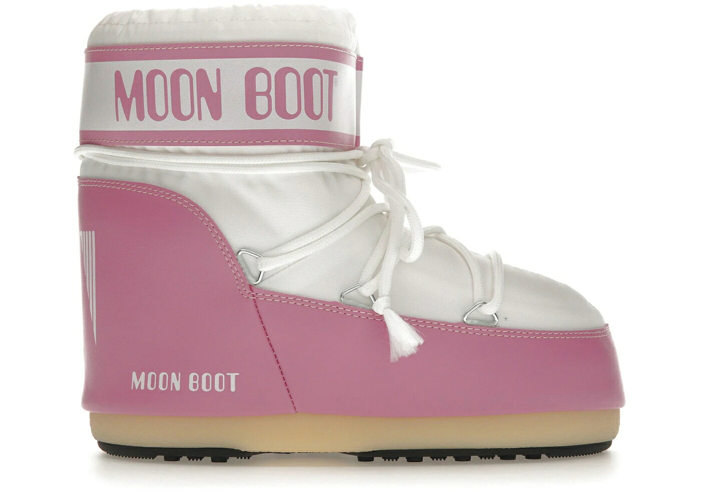 お月さまブーツ ブーツ アイコン ナイロン さくら色 白いこと 白いこと スニーカー ユニ一発やる MOON BOOT MOON BOOT ICON NYLON LOW PINK WHITE / PINK WHITE メンズ