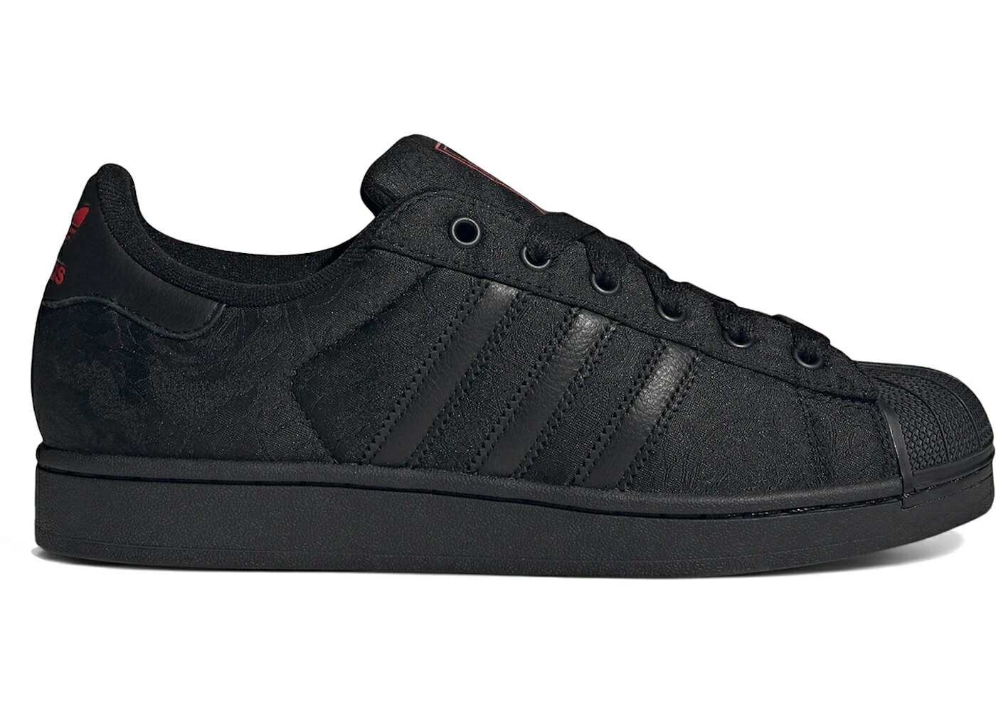 アディダス はやりっ子 中核グループ 黒いこと 黒いこと スニーカー メンズ ADIDAS SUPERSTAR II CORE BLACK BETTER SCARLET / CORE BLACK CORE BLACK BETTER