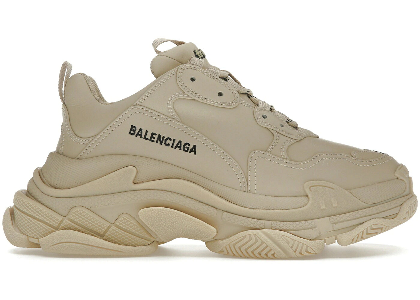 バレンシアガ ベージュ 黒いこと 黒いこと WOMEN\u0027S スニーカー レディース BALENCIAGA TRIPLE S BEIGE (WOMEN\u0027S) / BEIGE BLACK