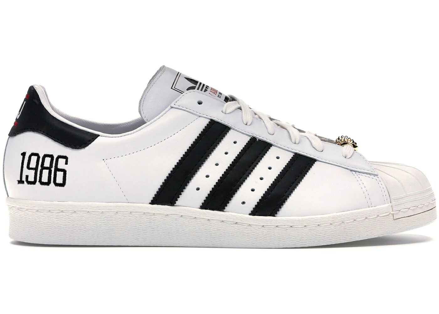 アディダス はやりっ児 幽客 白いこと 白いこと 黒いこと 黒いこと スニーカー メンズ ADIDAS SUPERSTAR 80S MY RUN DMC 25TH ANNIVERSARY / WHITE BLACK WHITE