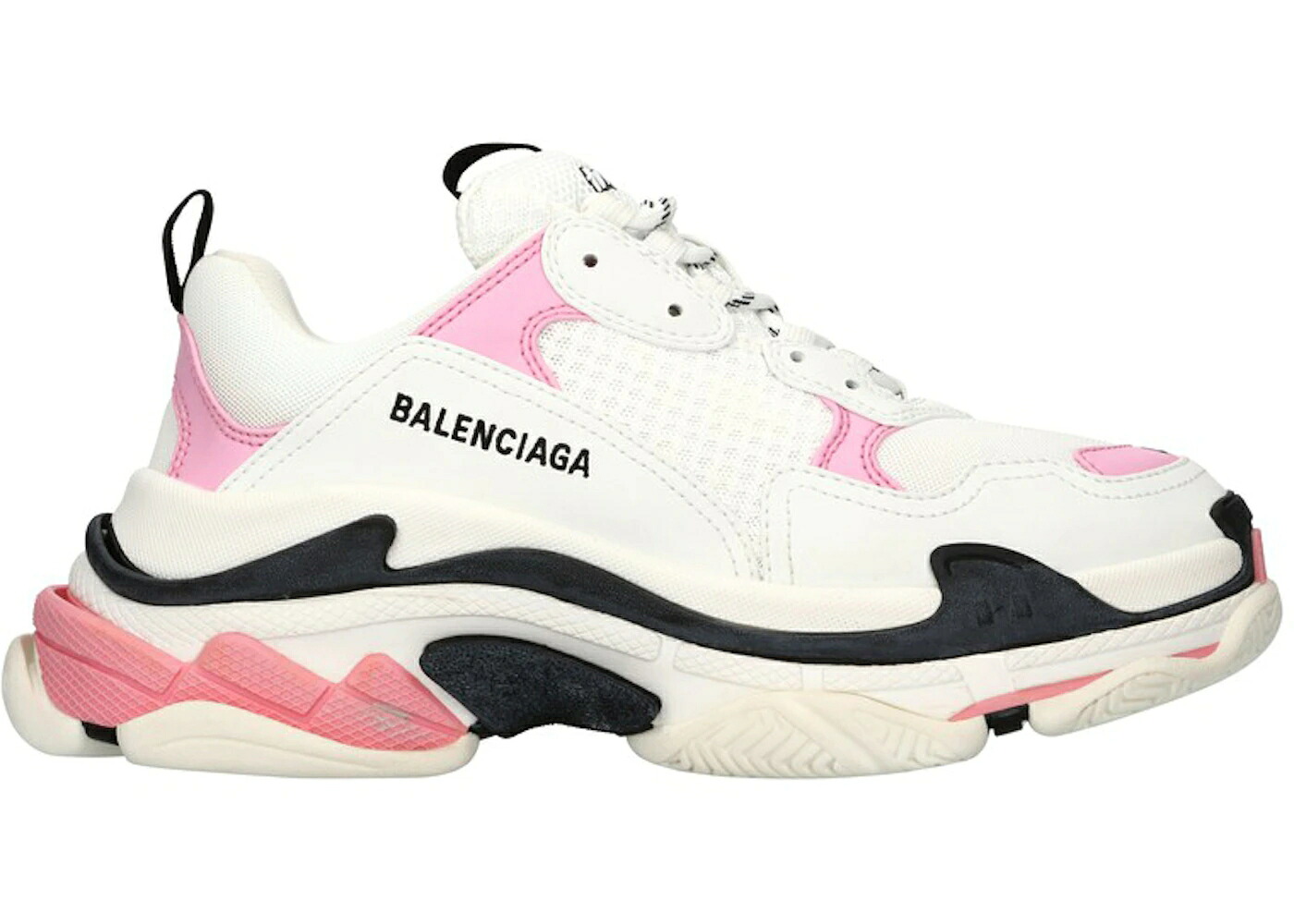バレンシアガ さくら色 白いこと 白いこと 黒いこと 黒いこと WOMEN\u0027S スニーカー レディース BALENCIAGA TRIPLE S LIGHT PINK (WOMEN\u0027S) / PINK WHITE BLACK