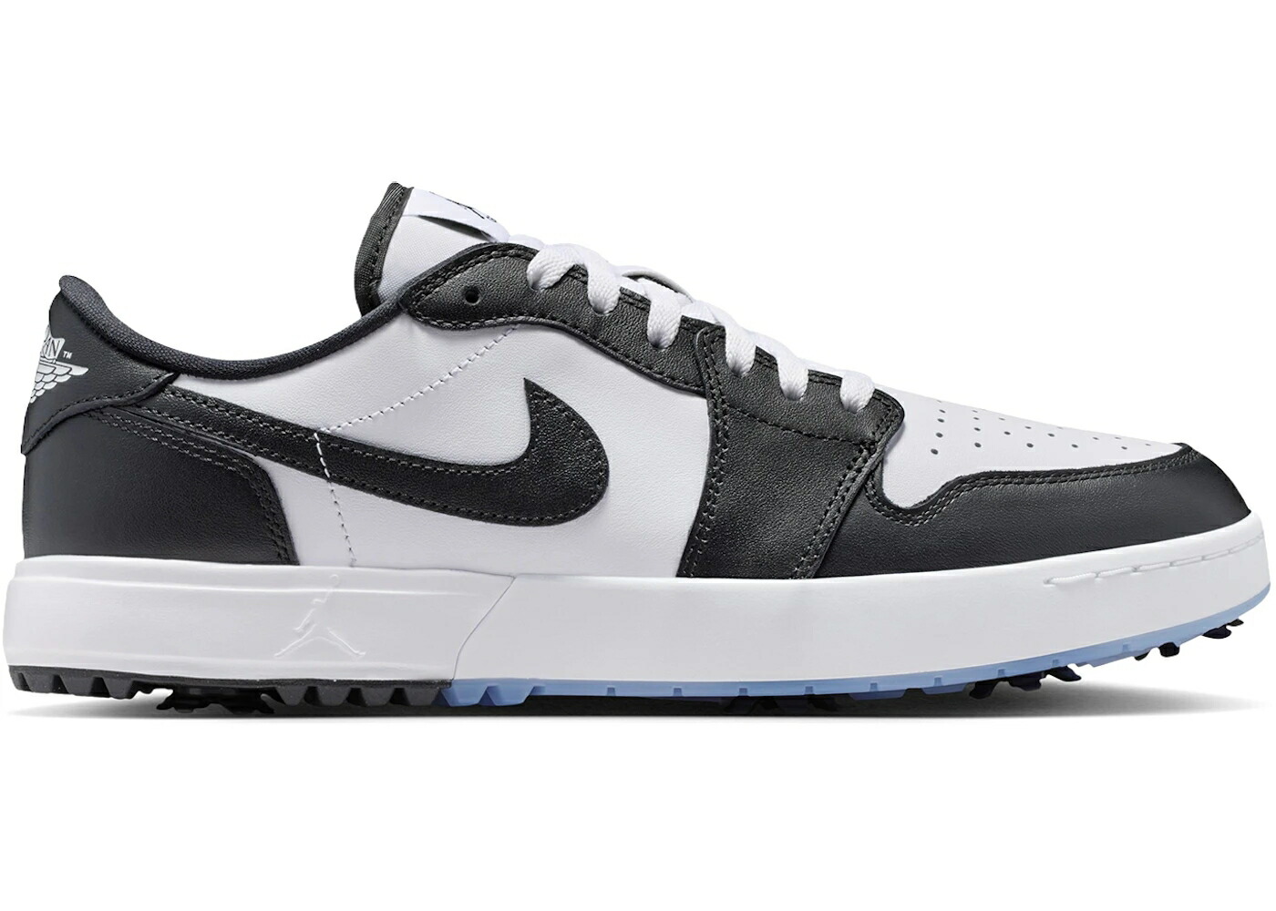 ナイキ ジョーダン ゴルフ 諧調 コン吊りひも 白いこと 白いこと 黒いこと 黒いこと スニーカー メンズ JORDAN 1 LOW GOLF SPIKED CONCORD / WHITE WHITE BLACK