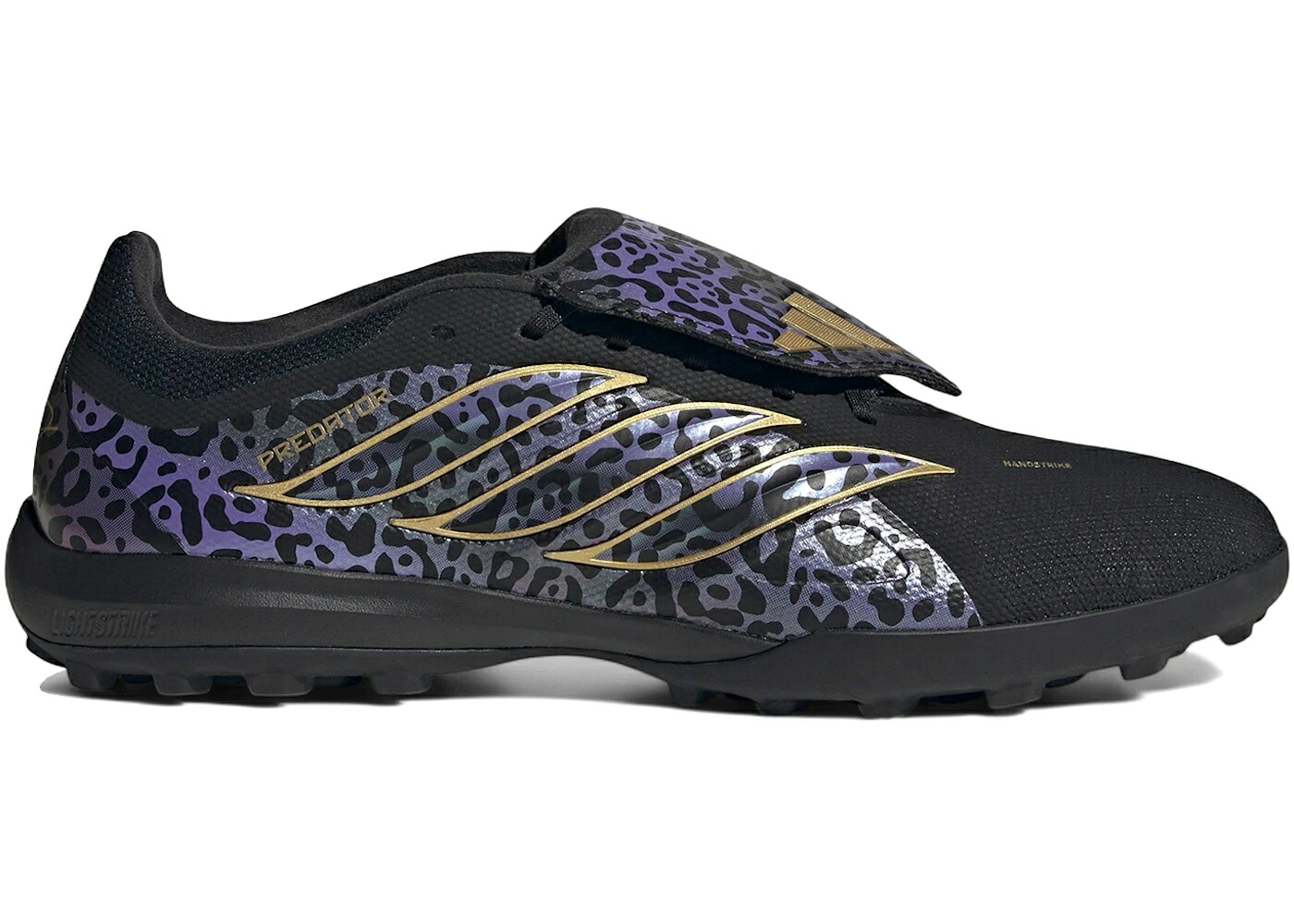 アディダス プレデター 芝生 中核グループ 黒いこと 黒いこと ゴールド スニーカー メンズ ADIDAS PREDATOR LEAGUE FOLD-OVER TONGUE TURF KAKA CORE BLACK GOLD METALLIC / CORE BLACK GOLD METALLIC CORE