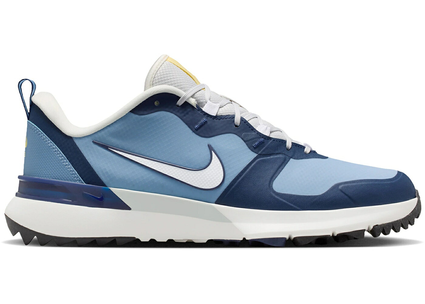 ナイキ ゴルフ 青碧 青碧 紺色 米国海軍 黄味がかった 黄色 スニーカー メンズ NIKE TEMPO GOLF WORK BLUE NAVY SOFT YELLOW / WORK BLUE MIDNIGHT NAVY SOFT