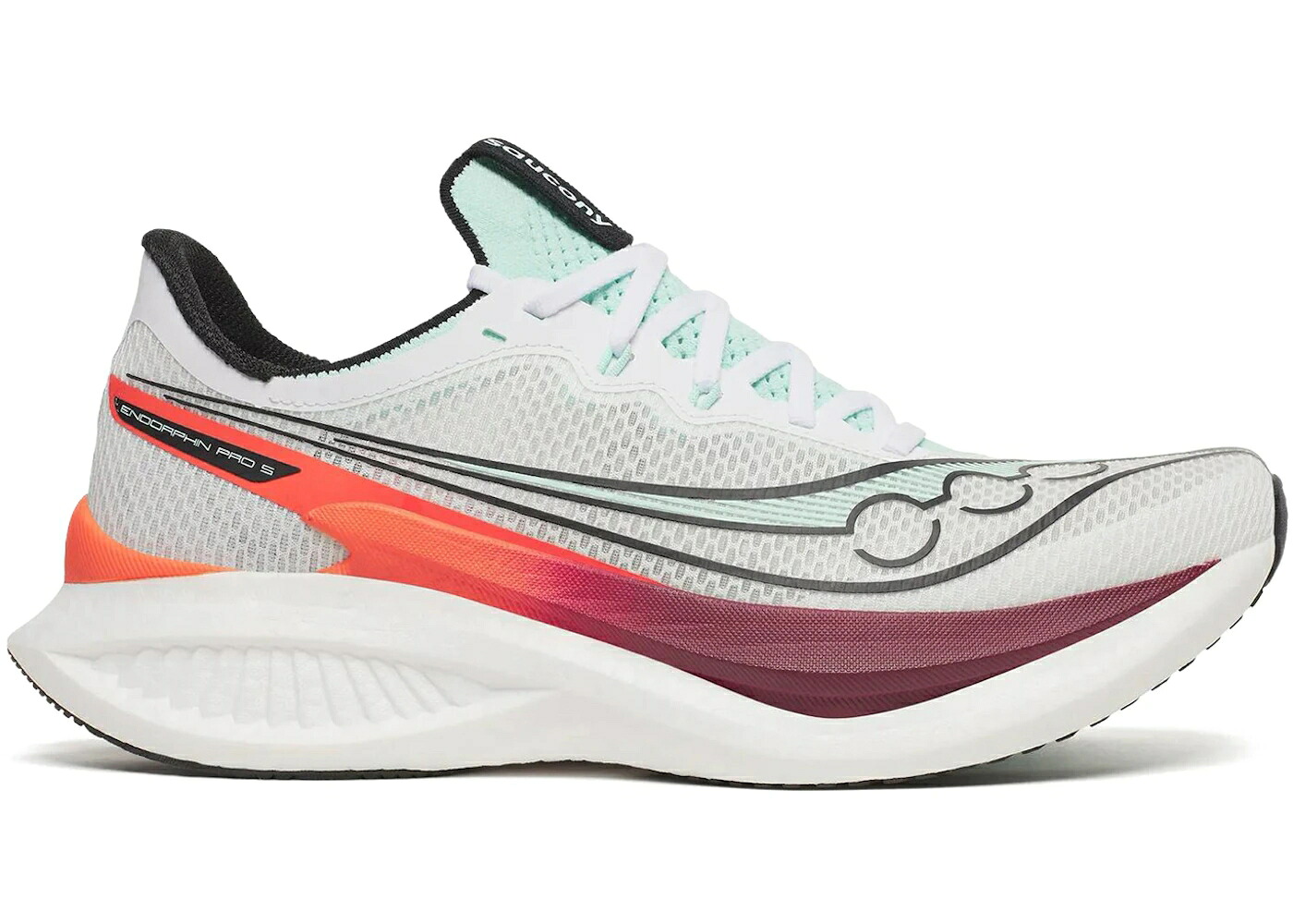 サッカニー 労働者階級 白いこと 白いこと クリムゾン スニーカー メンズ SAUCONY ENDORPHIN PRO 5 WHITE CRIMSON / WHITE CRIMSON