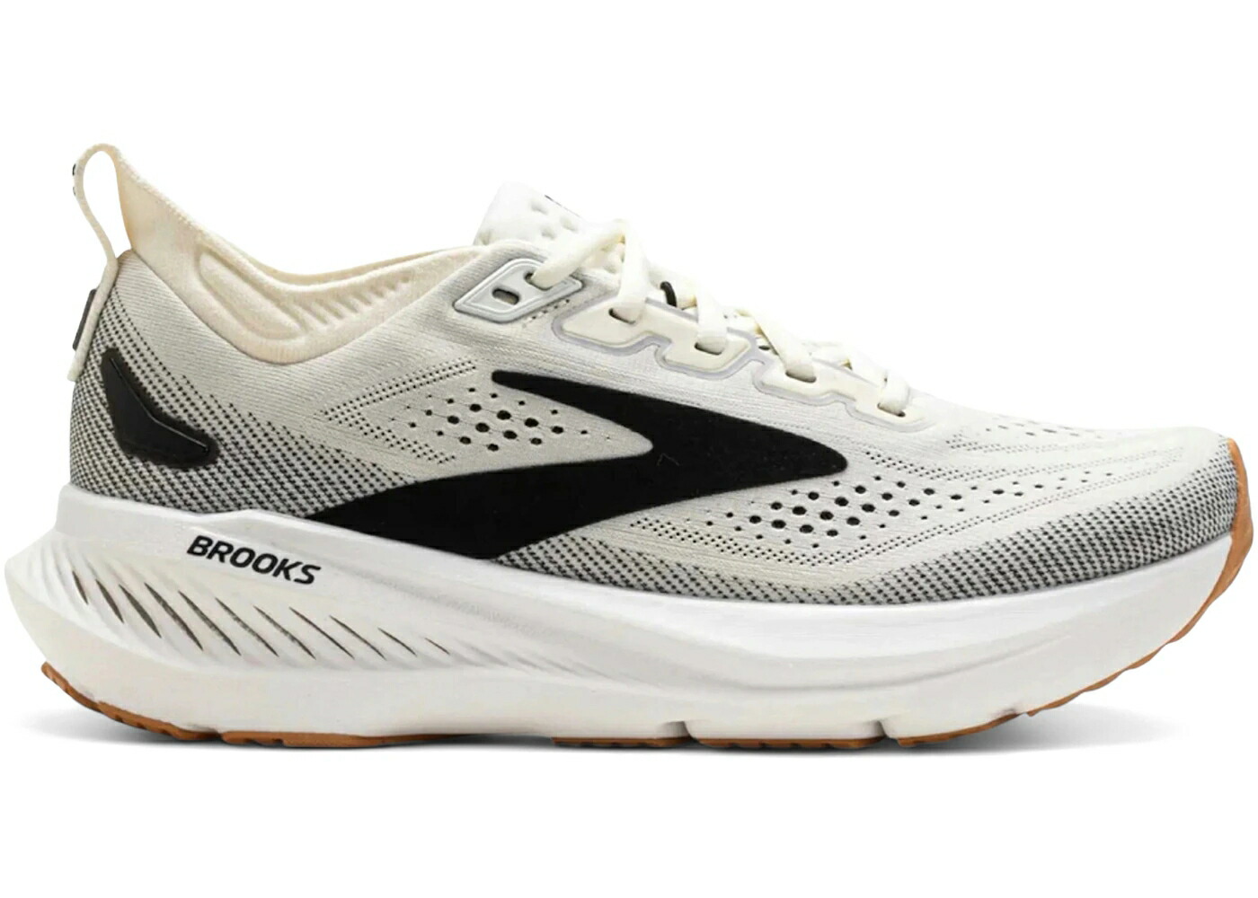 ブルックス 白いこと 白いこと 黒いこと 黒いこと WOMEN\u0027S スニーカー レディース BROOKS GLYCERIN 23 WHITE BLACK BISCUIT (WOMEN\u0027S) / WHITE BLACK BISCUIT