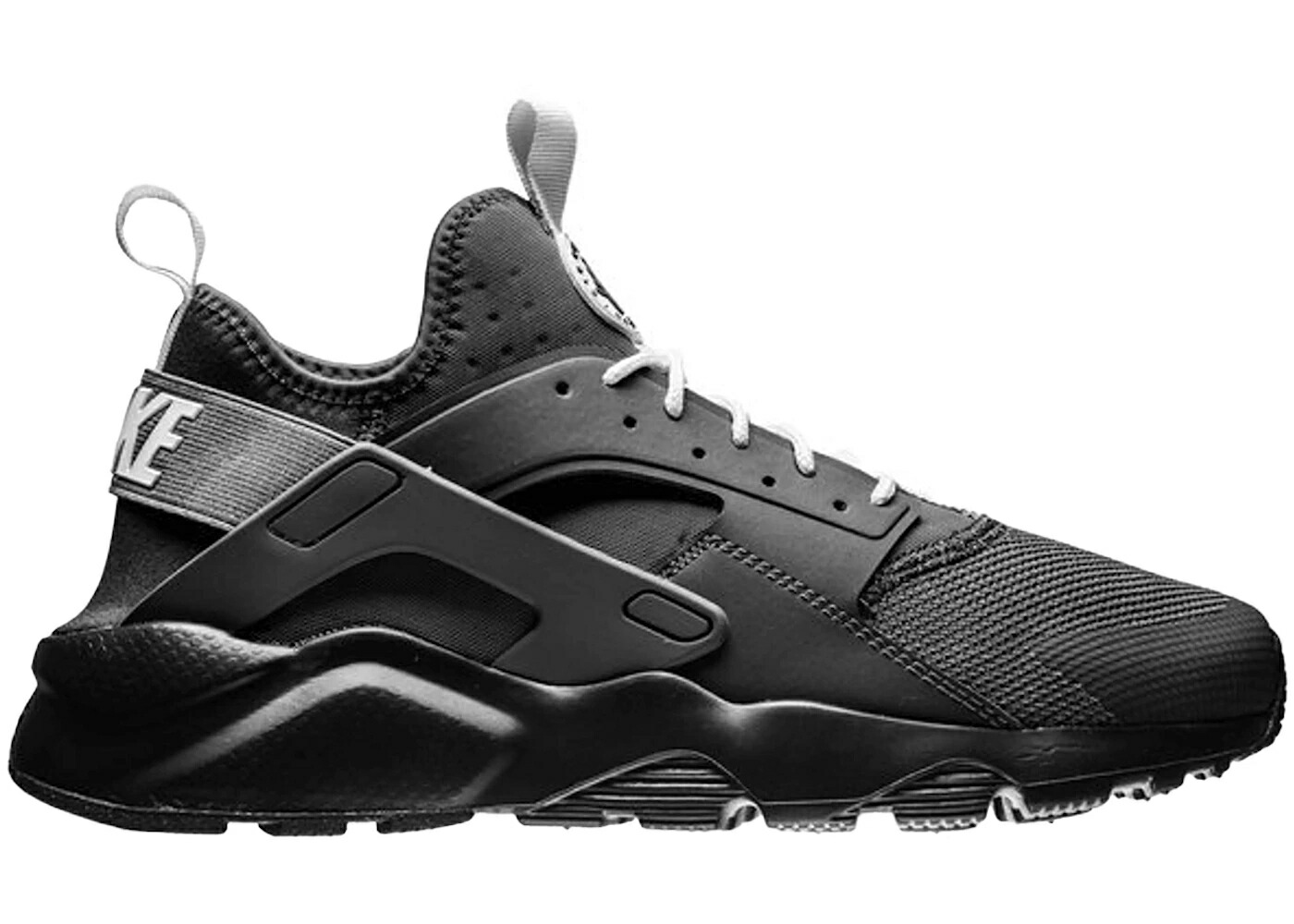 ナイキ ハラチ ラン ウルトラ 黒色 ブラック 白色 ホワイト ハラチラン スニーカー メンズ NIKE AIR HUARACHE RUN ULTRA ANTHRACITE / ANTHRACITE BLACK BLACK WHITE|スニケス