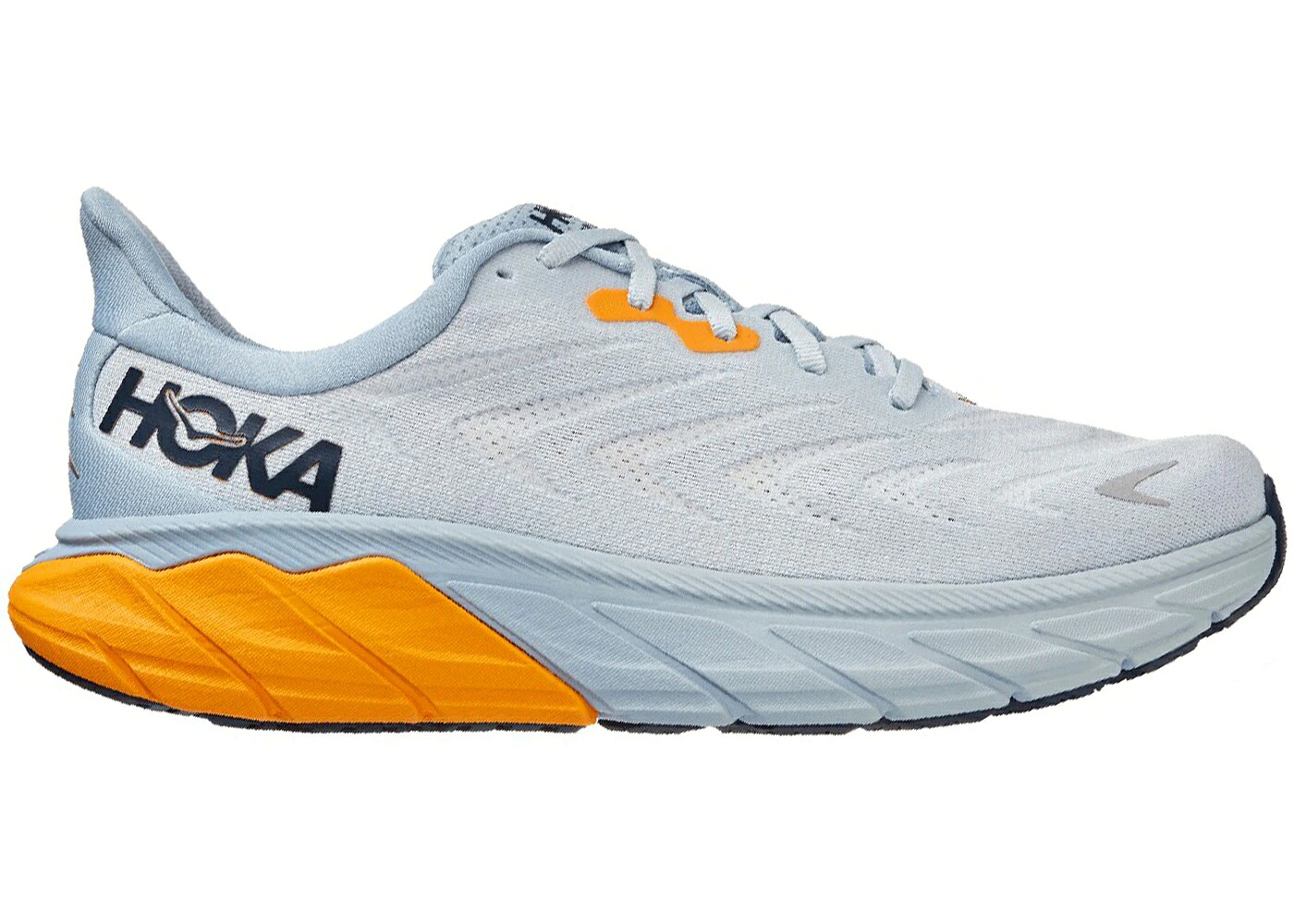 ホカオネオネ 青色 ブルー 橙 オレンジ スニーカー メンズ HOKA ONE ONE HOKA ONE ARAHI 6 PLEIN AIR BLUE FOG ORANGE / PLEIN AIR BLUE FOG｜スニケス