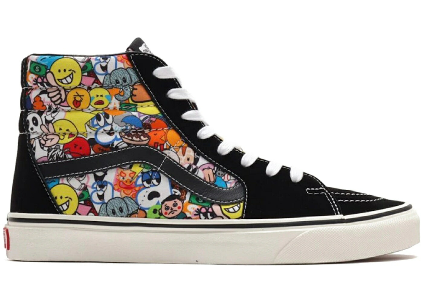 ヴァンズ バンズ 滑るご機嫌 黒いこと 黒いこと スニーカー メンズ VANS SK8-HI ATMOS EMOJI / MULTI BLACK