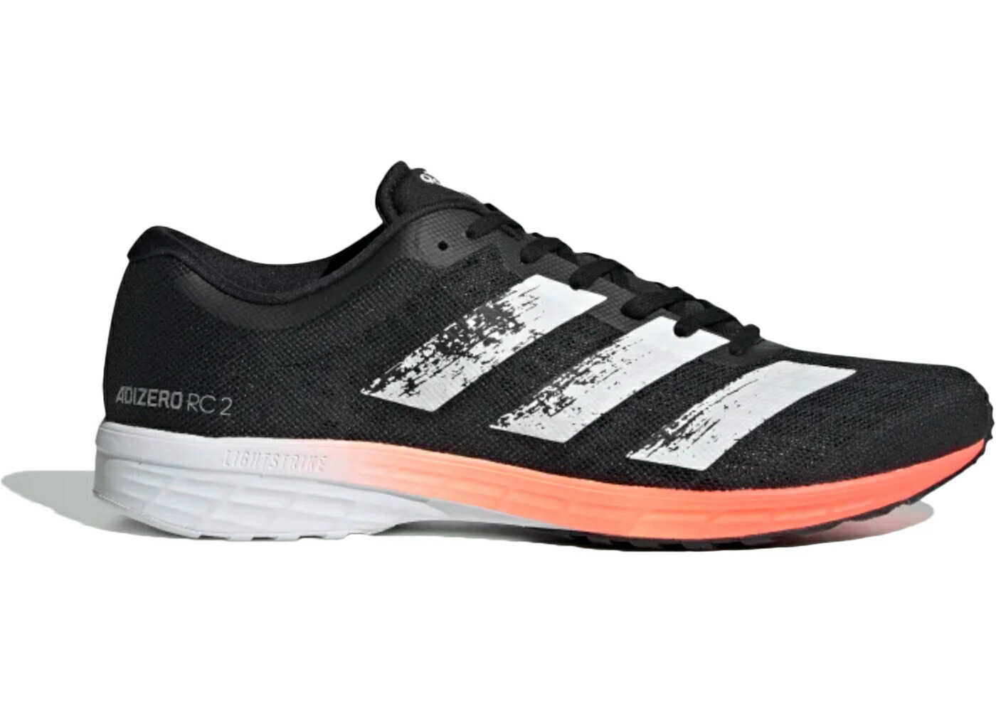 アディダス アディゼロ 中核グループ 黒いこと 黒いこと 白いこと 白いこと 2.0 スニーカー メンズ ADIDAS ADIZERO RC CORE BLACK / CORE BLACK CLOUD WHITE CORE