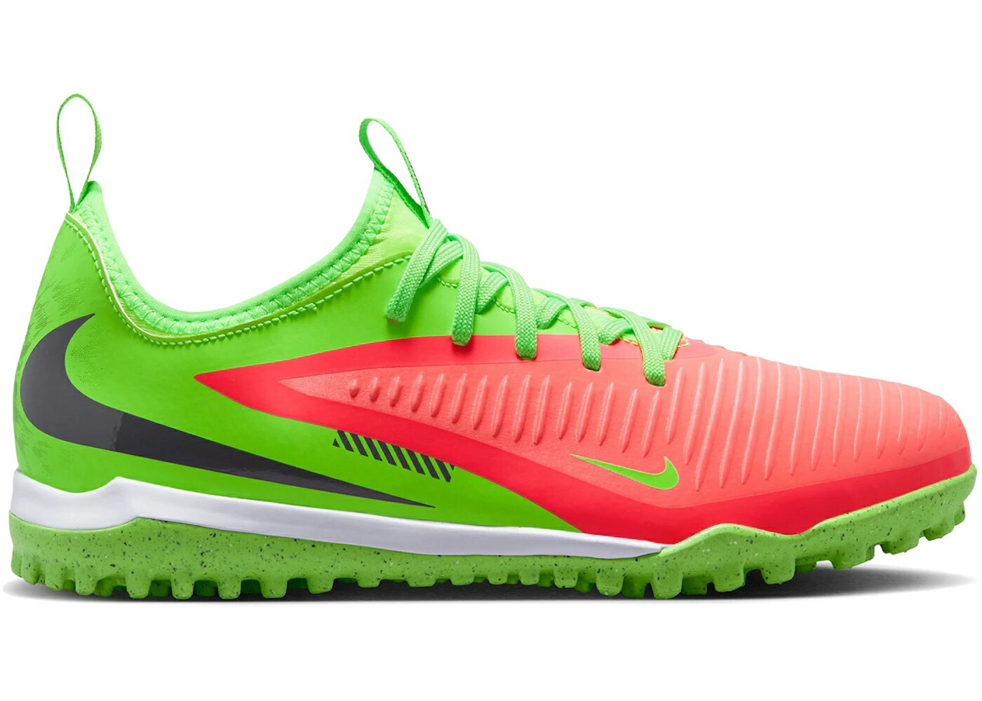 ナイキ 翰林院 緑 緑であること ストライク 黒いこと 黒いこと お坊っちゃん キッズ NIKE PHANTOM 6 LOW ACADEMY TF ERLING HAALAND HARNESS YOUR (GS) / HOT PUNCH GREEN STRIKE BLACK もの言う花 マタニティ スニーカー