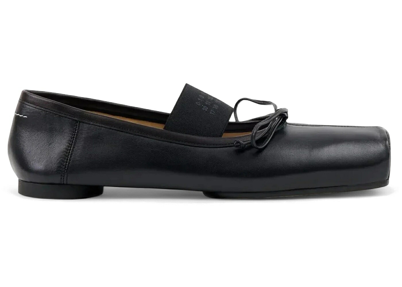 メゾンマルジェラ 黒いこと 黒いこと なめし革 WOMEN\u0027S スニーカー レディース MAISON MARGIELA MAISON MARGIELA MM6 ANATOMIC BALLERINAS BLACK LEATHER (WOMEN\u0027S) /